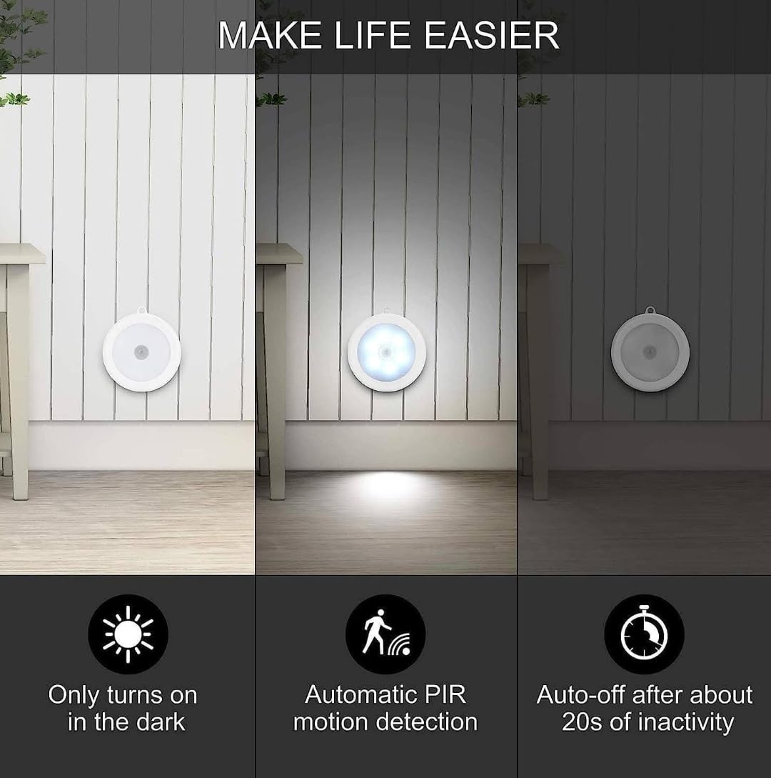 Wireless Motion Sensor Lights for The Home (Pack of 2)