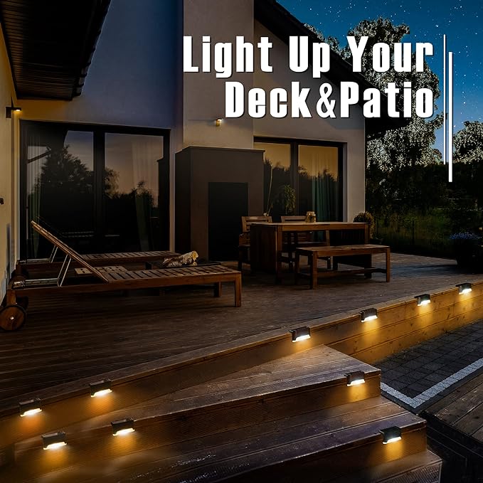 Solar Deck Lights Outdoor ( Pack of 2 )