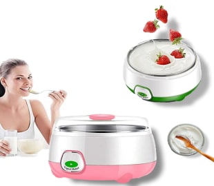 Yogurt Maker Machine, Stainless Steel Inner Container Electric Yogurt Maker