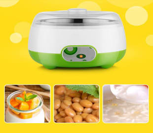 Yogurt Maker Machine, Stainless Steel Inner Container Electric Yogurt Maker