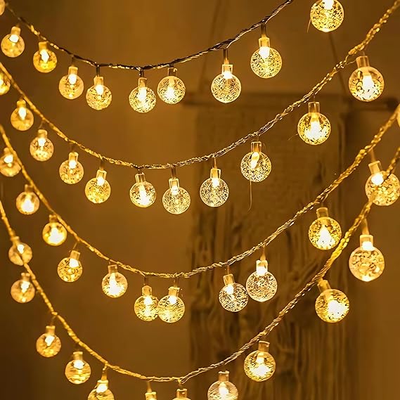 Crystal Bubble Ball String LED Lights for Home Decoration