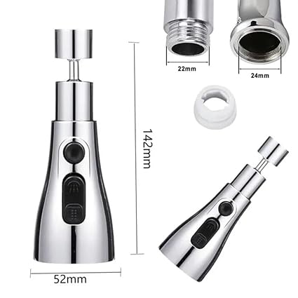 Rotating Sink Faucet Aerator