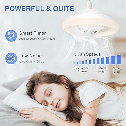 Ceiling Fan with LED Light