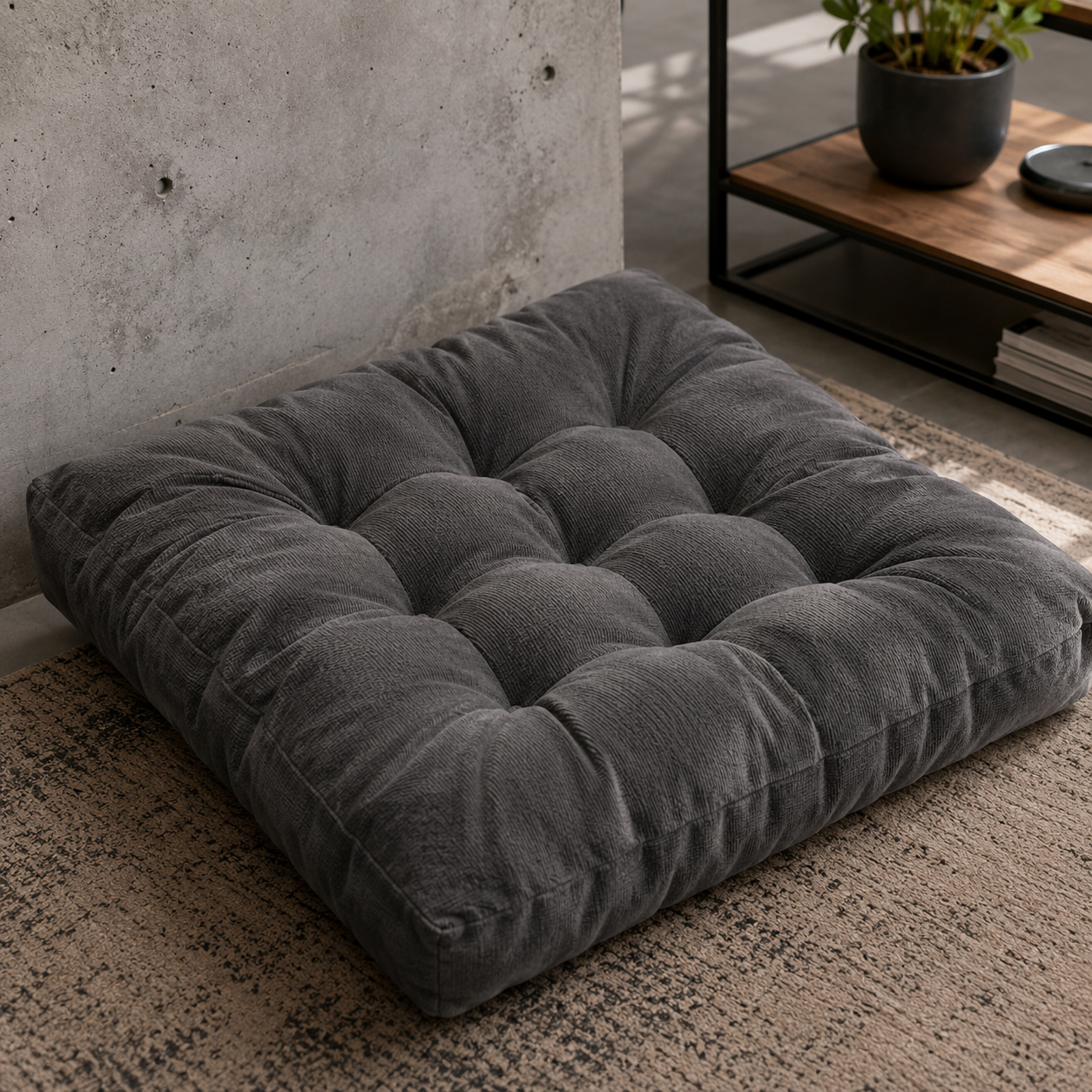 Square Floor Pillow Cushion · 22x22 — view 6