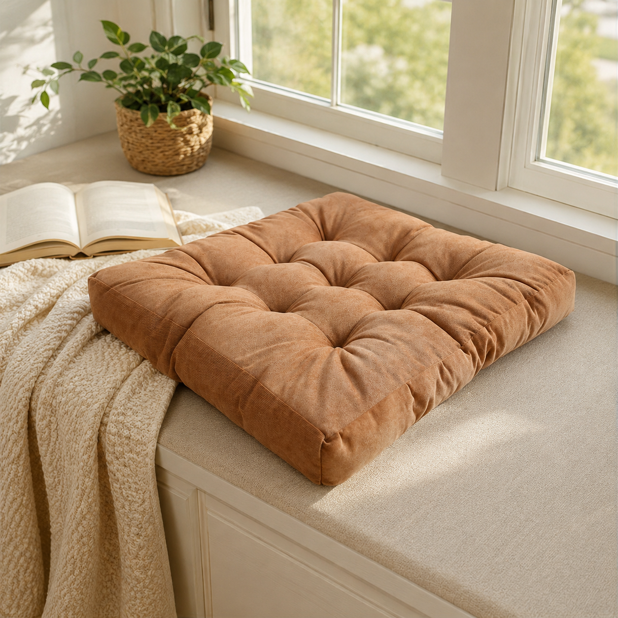 Square Floor Pillow Cushion · 22x22 — view 9