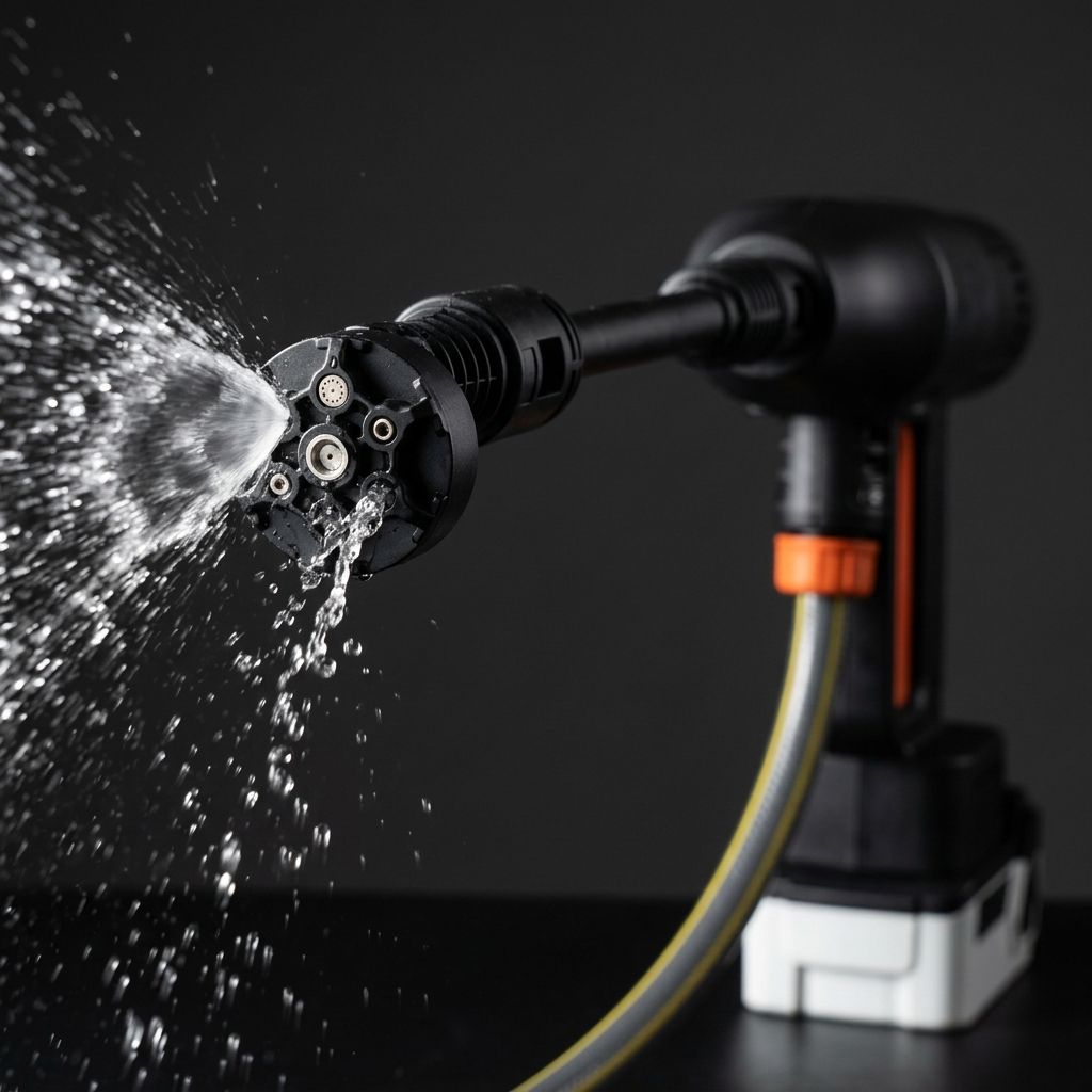 Cordless Pressure Washer — 420W Brushless, 4 Pressure Modes, 6-in-1 Nozzle, Hard Case — view 5