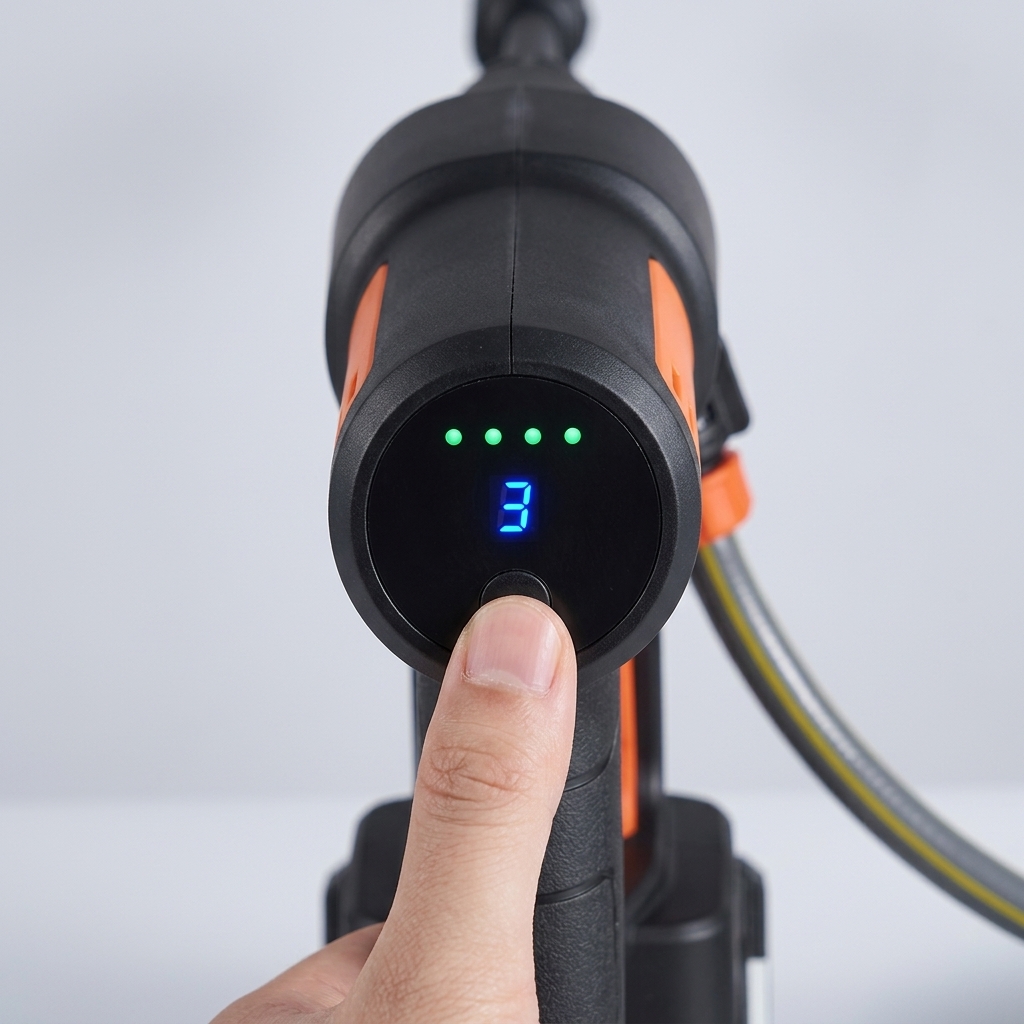 Cordless Pressure Washer — 420W Brushless, 4 Pressure Modes, 6-in-1 Nozzle, Hard Case — view 4