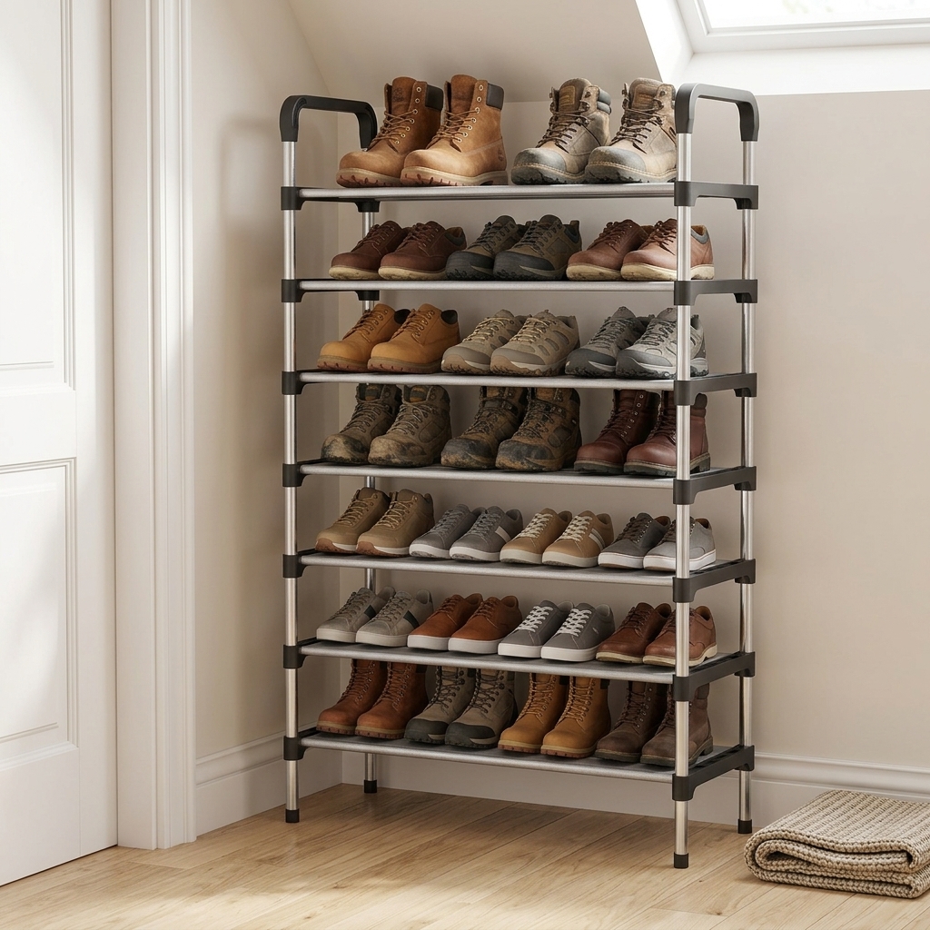Queenrain 7-Tier Shoe Rack — view 5