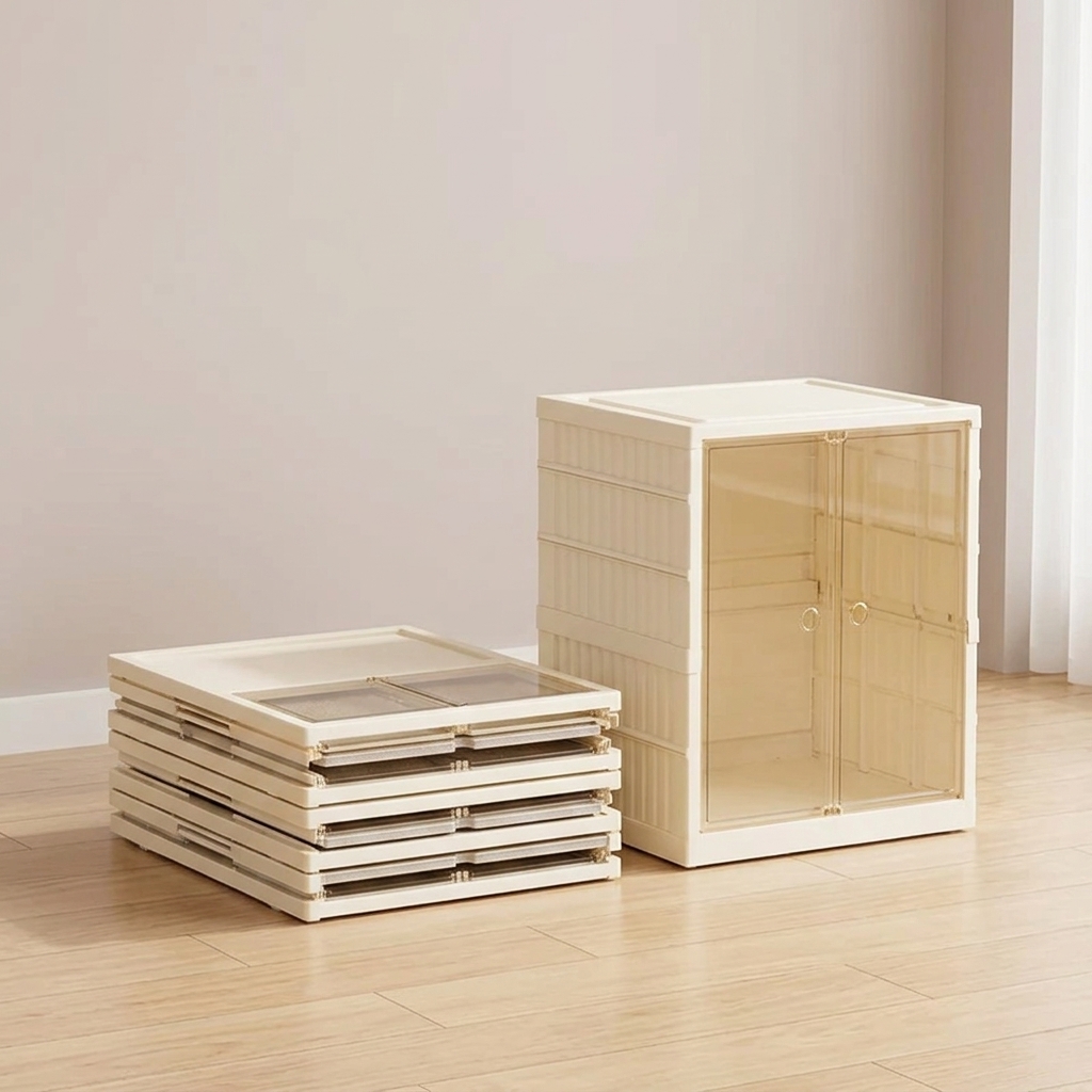 Stackable Shoe Boxes with Clear Doors — view 7