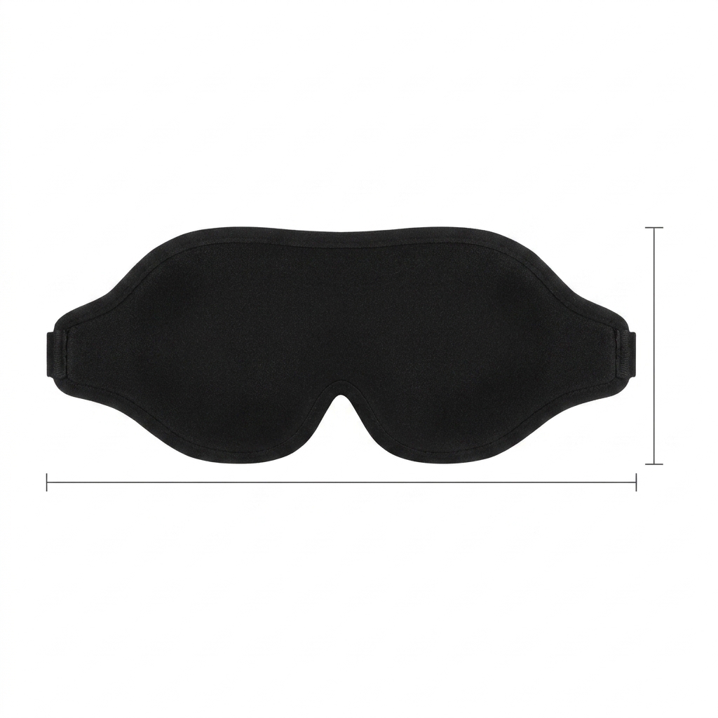 Contoured Blackout Sleep Mask with Nose Seal — view 4