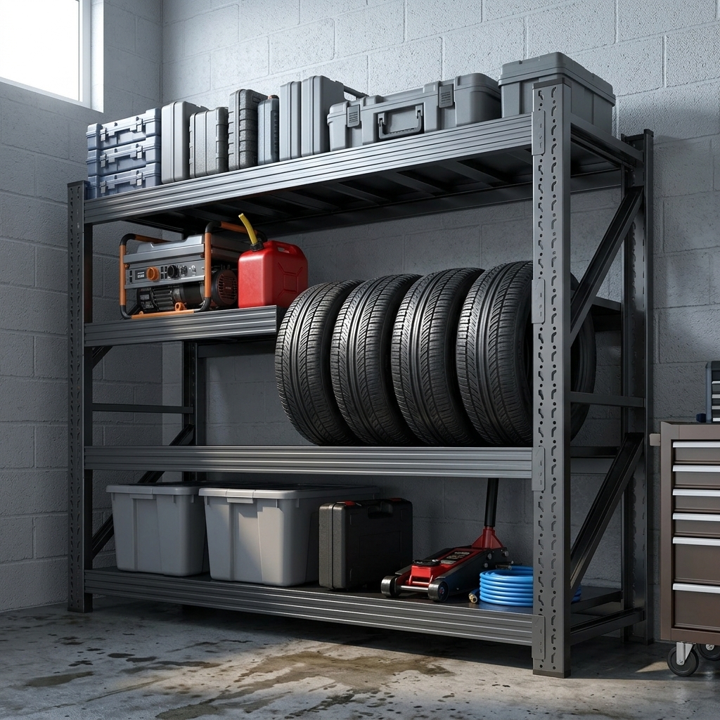 Heavy-Duty Garage Shelving, 4 or 5 Tier — view 3