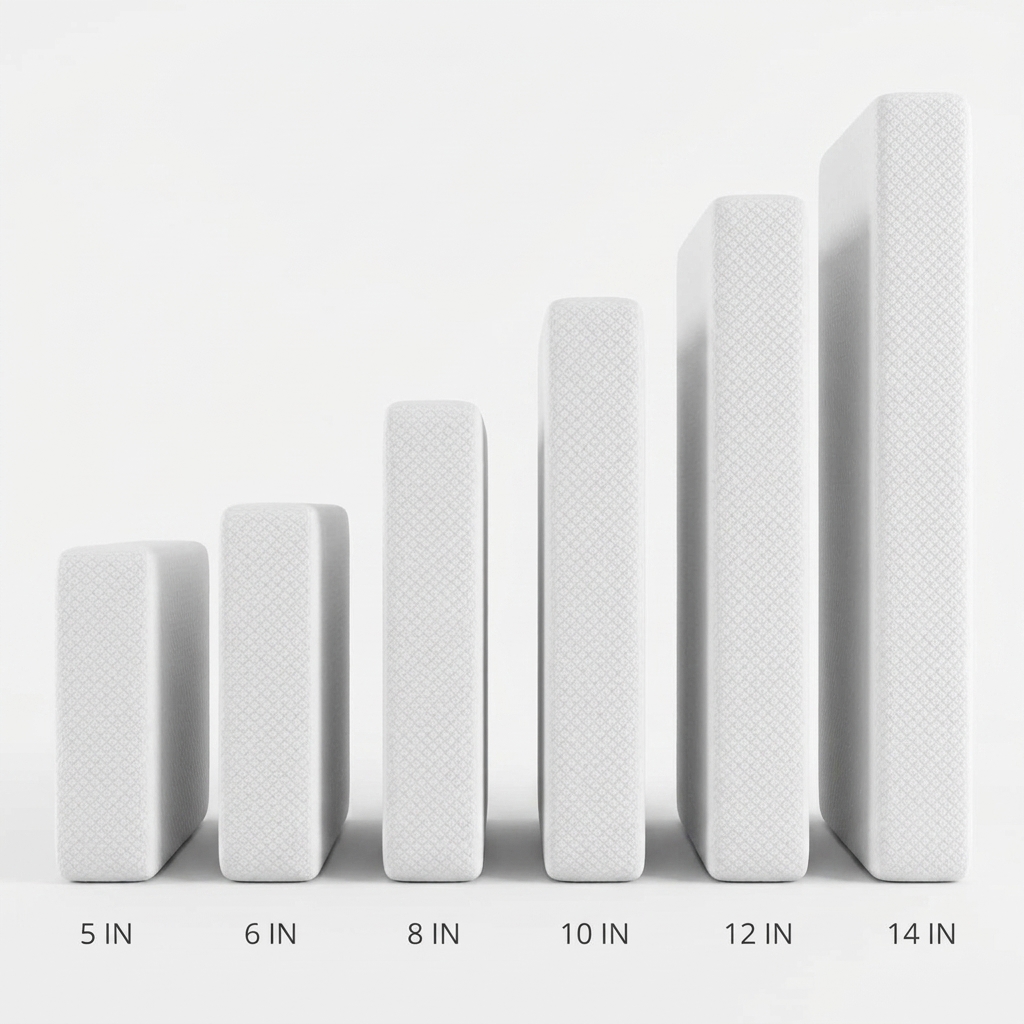 Gel Memory Foam Mattress, Medium Firm — view 2