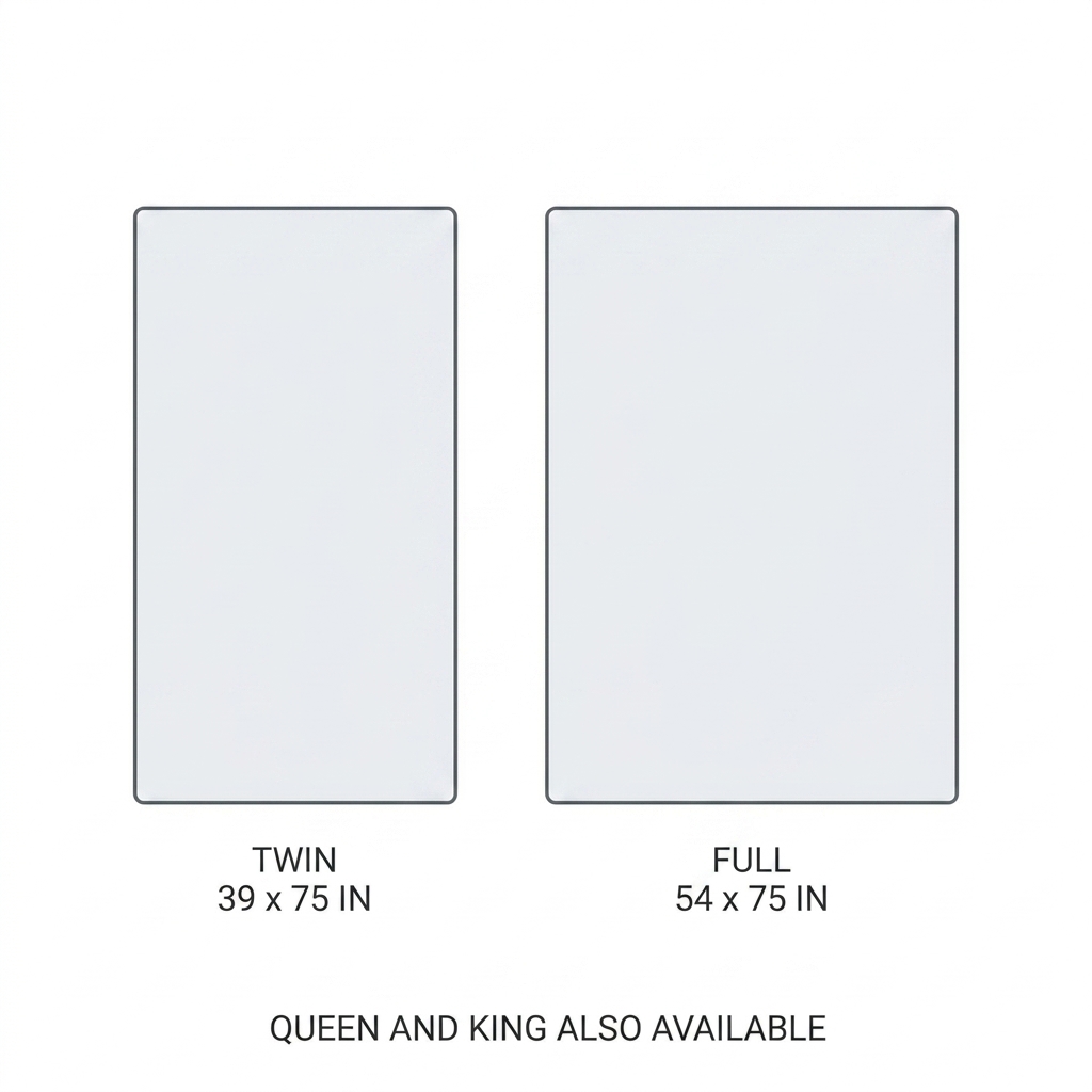 Gel Memory Foam Mattress, Medium Firm — view 6