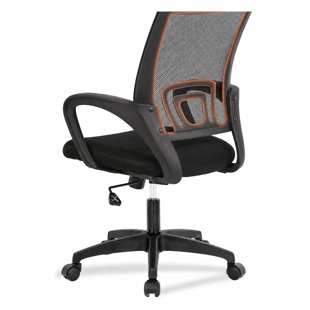 BestOffice Black Mesh Task Chair with Lumbar Support — view 5