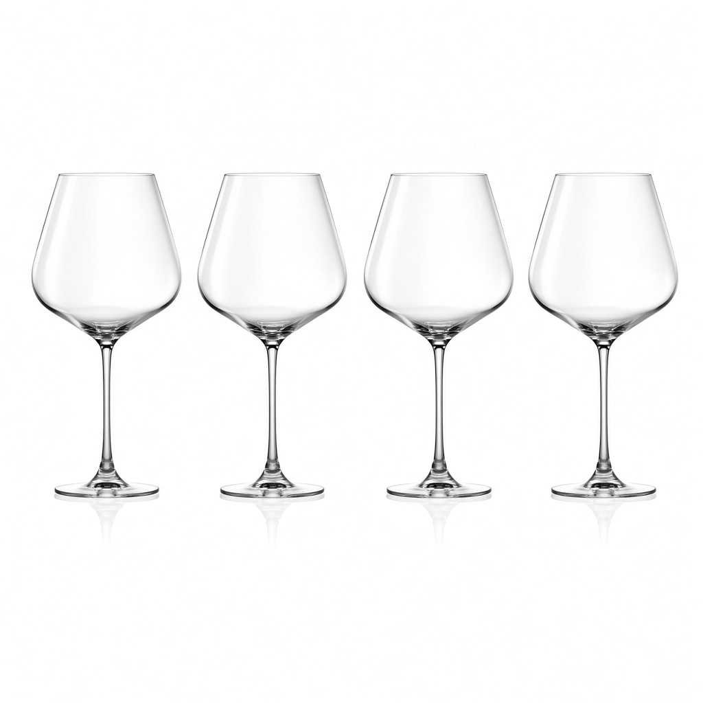 Crystal Wine Glasses, Set of 4 — view 2