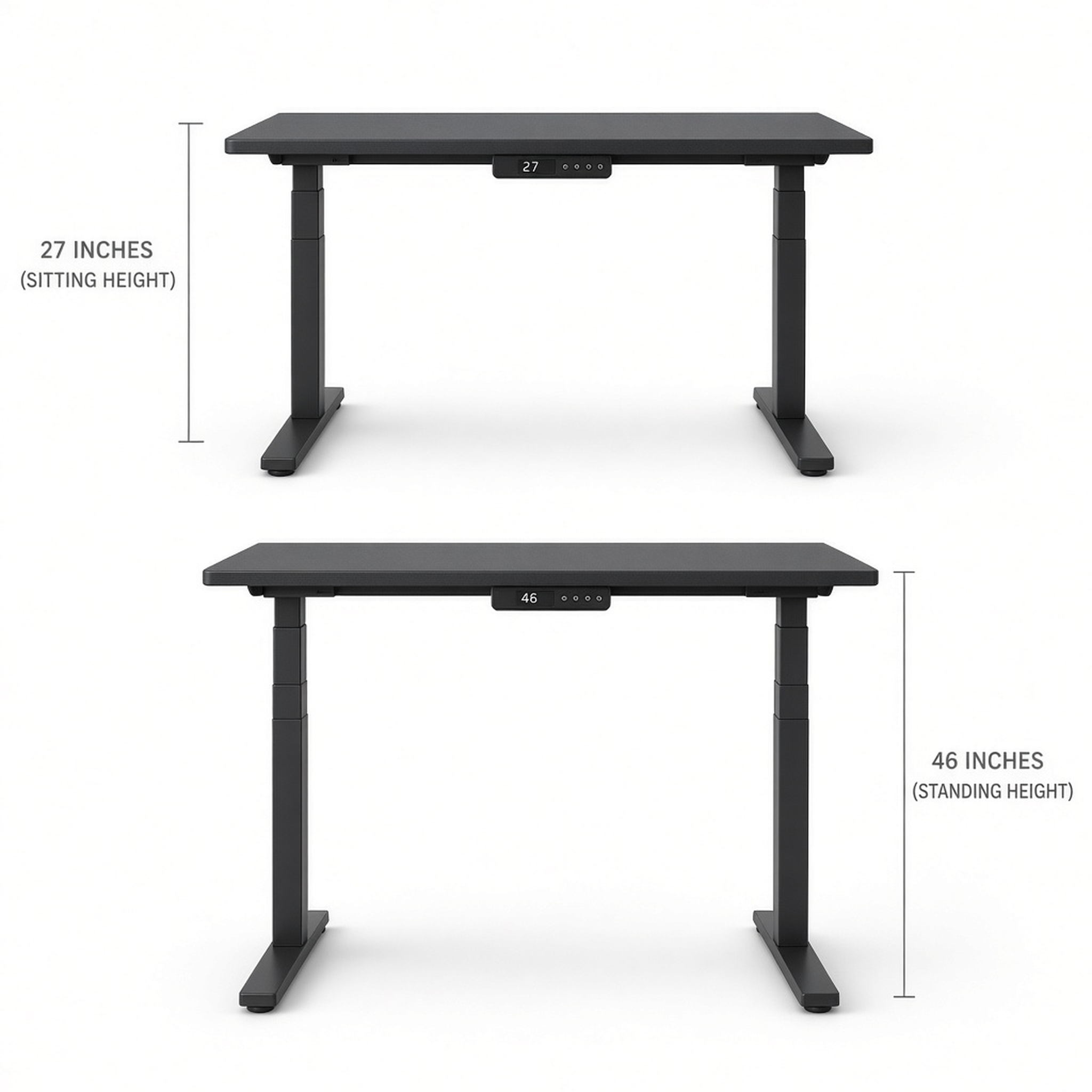 Electric Height-Adjustable Standing Desk — view 3