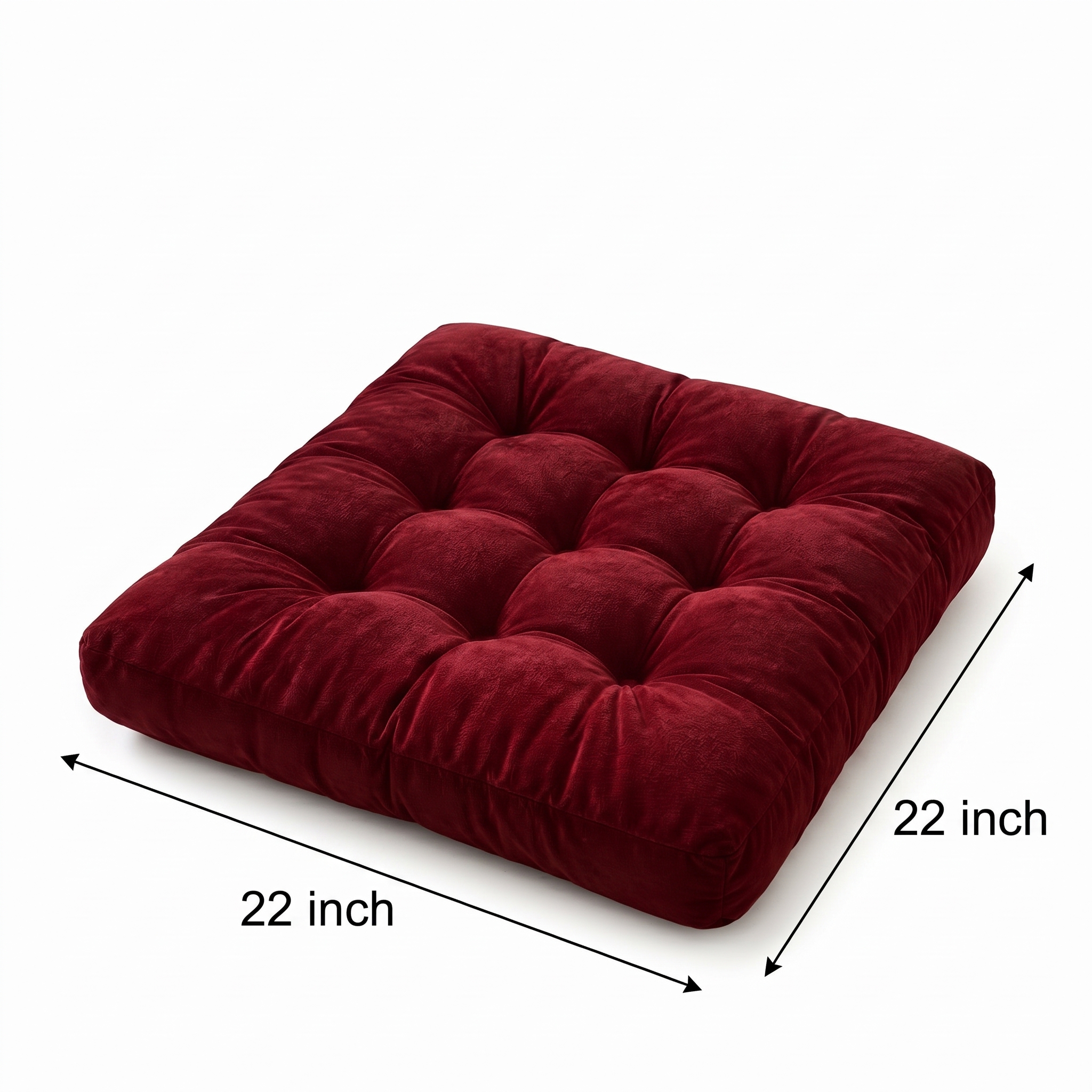 Square Floor Cushion, 22 x 22 in, photo 6 of 15