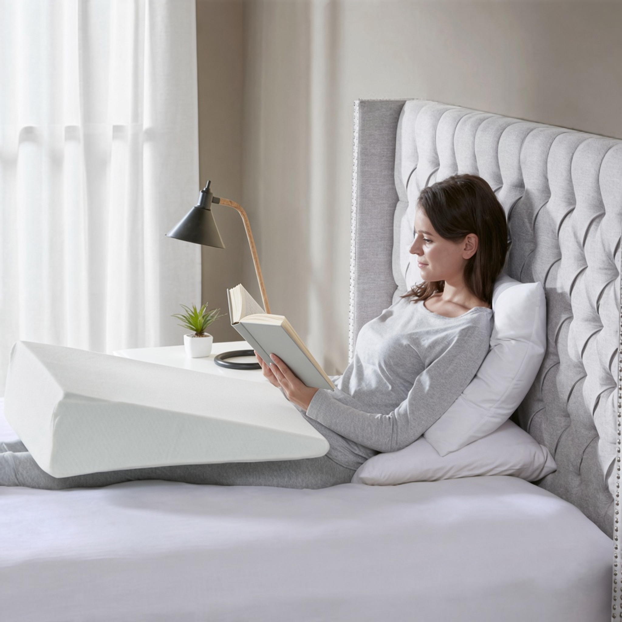 Memory Foam Wedge Pillow, 24 x 22 x 7 in, photo 3 of 6
