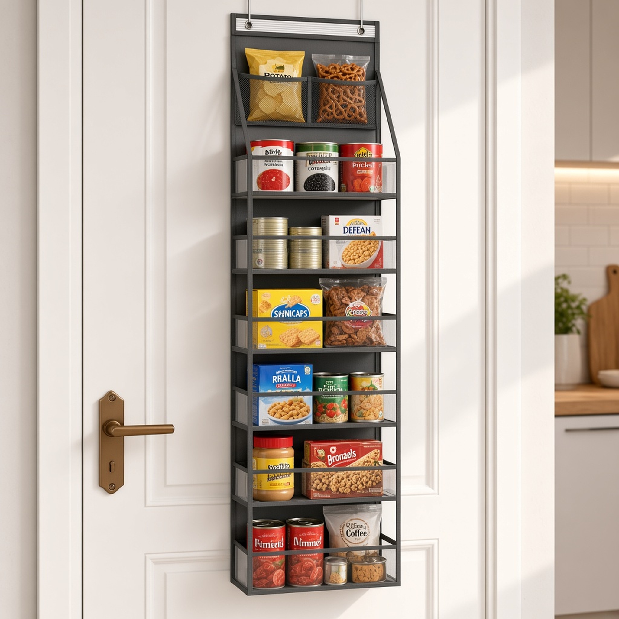 6-Shelf Over-the-Door Pantry Organizer, photo 1 of 6