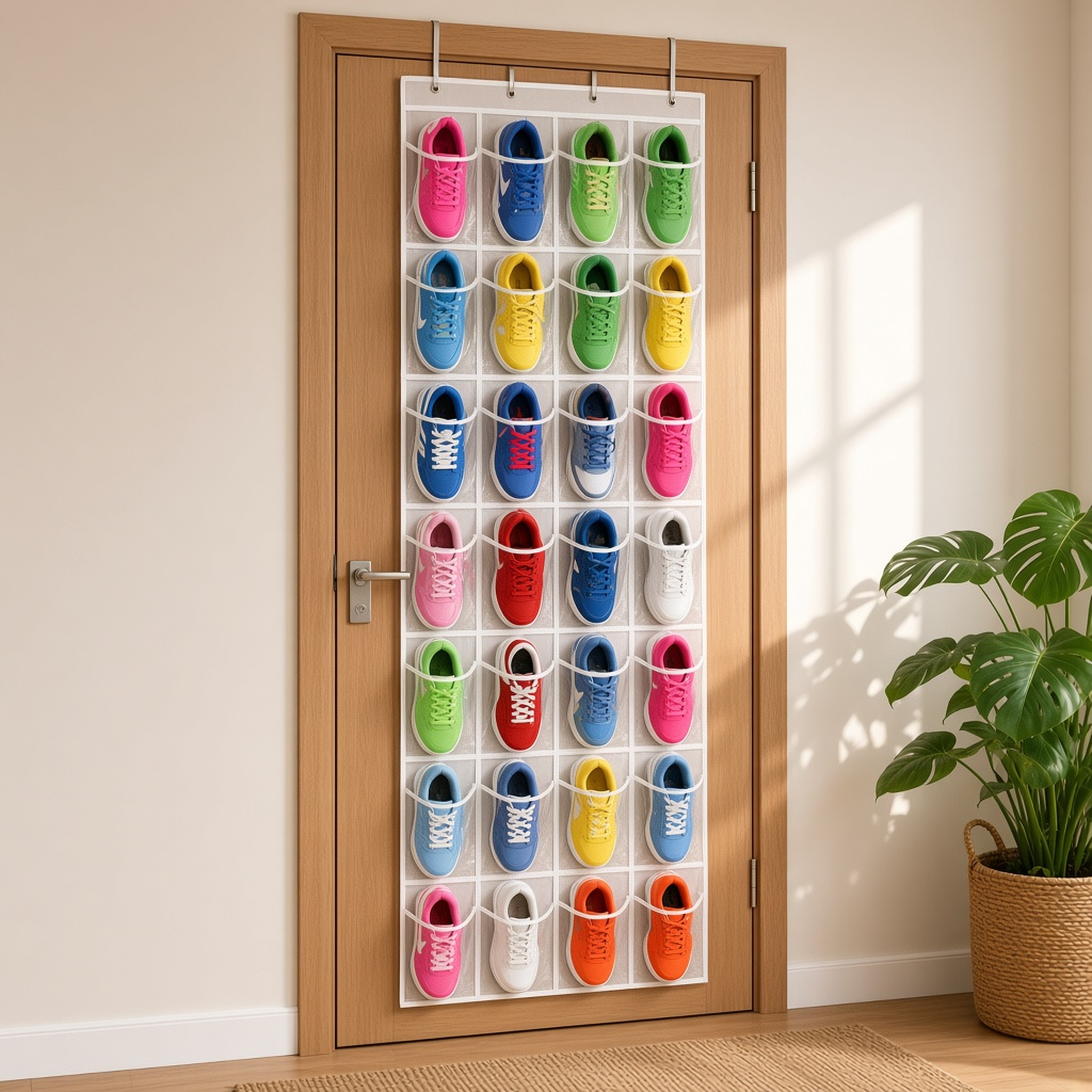 Over-the-Door Shoe Organizer, 24 Pockets, photo 1 of 6