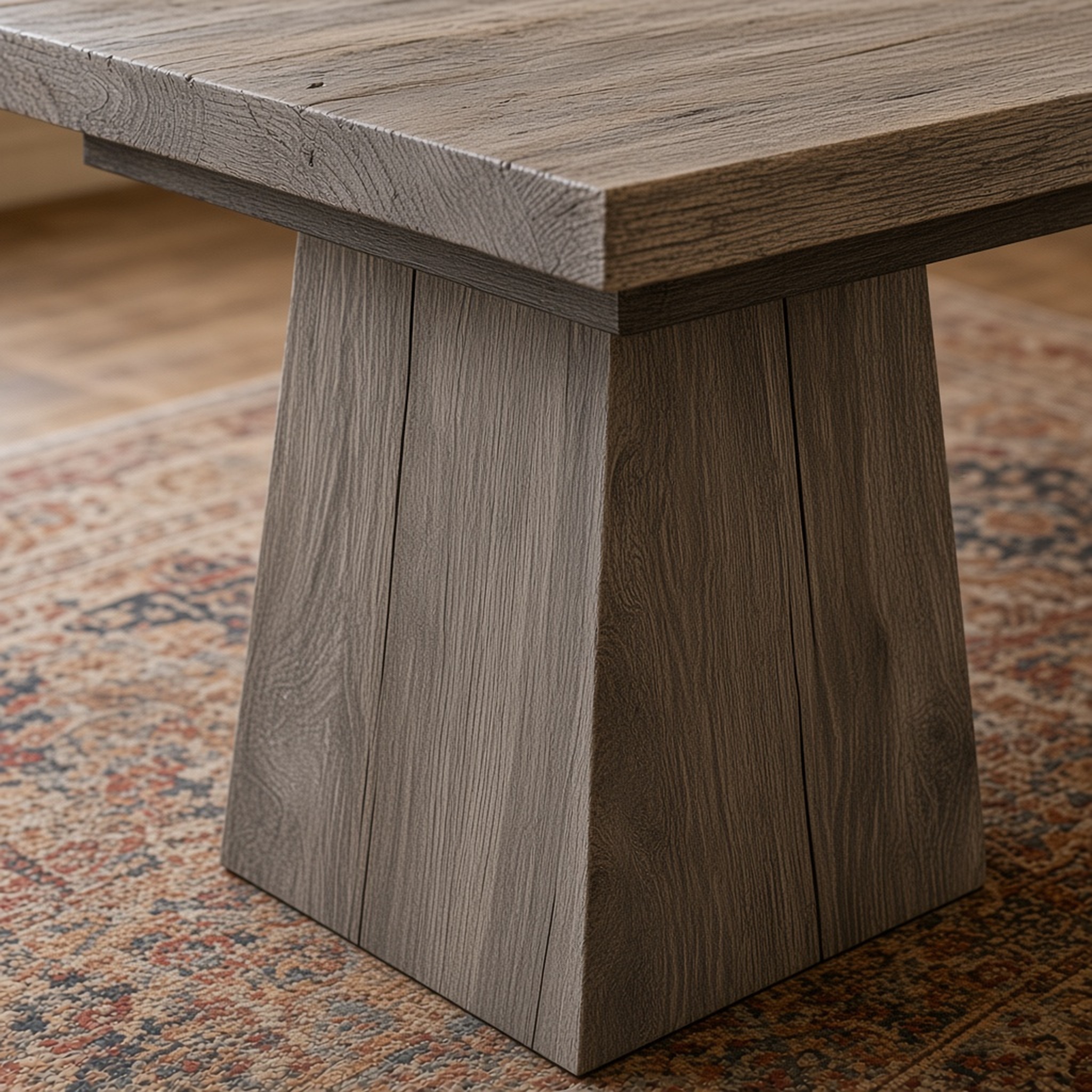 Gray 63-Inch Executive Desk with Dual Pedestal Base, photo 5 of 6
