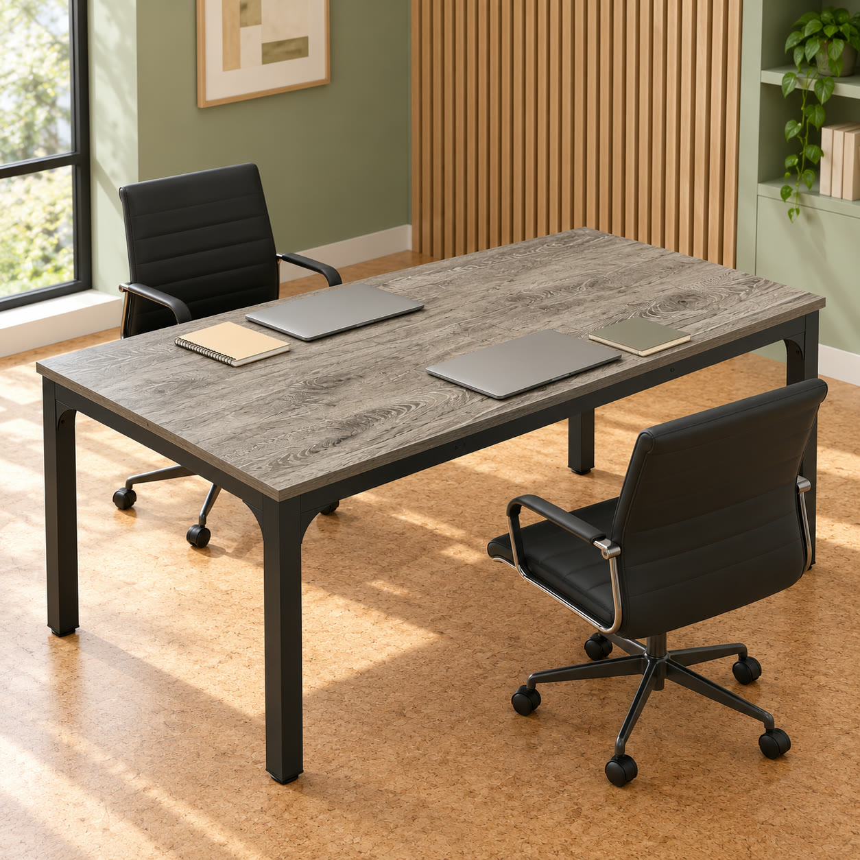 Gray 78.74-Inch Conference Table, photo 2 of 7