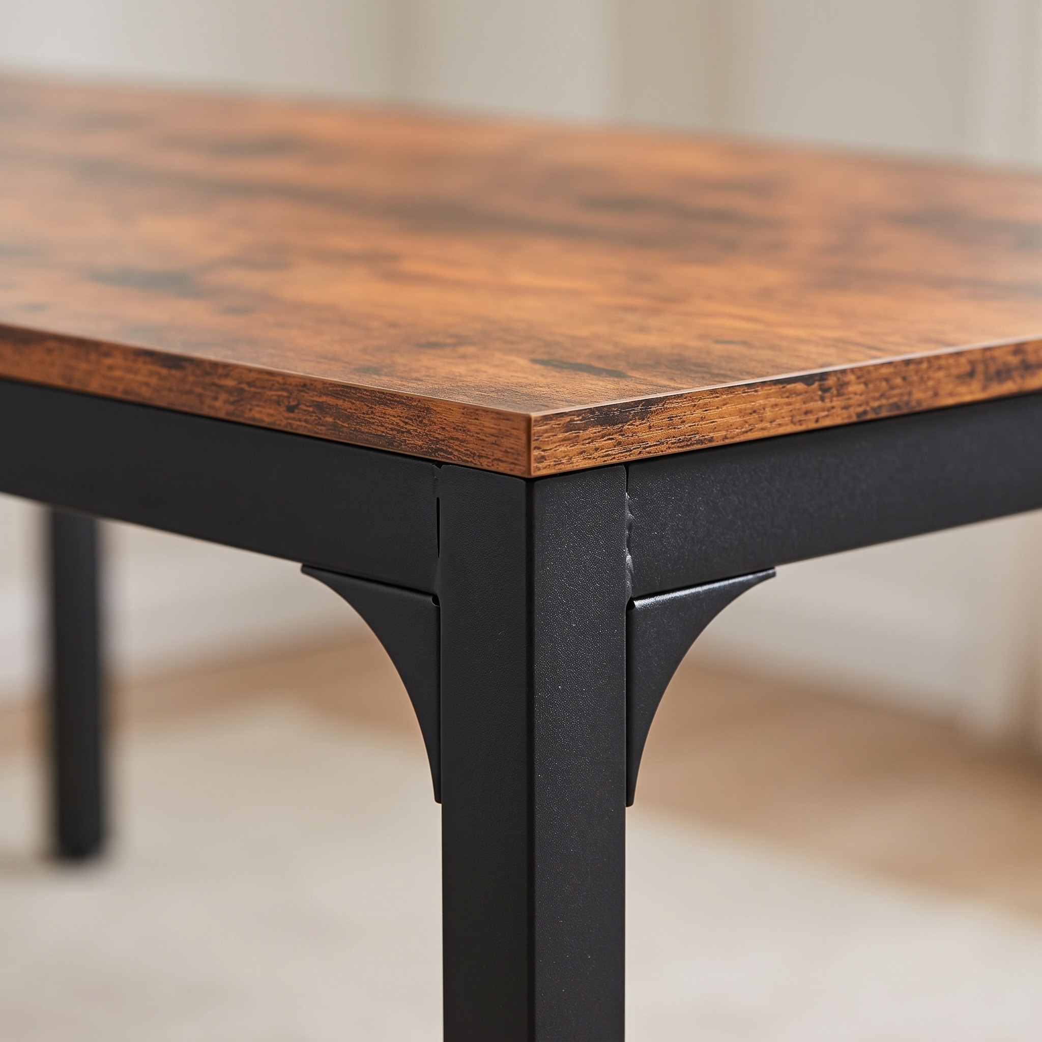 Two-Person Computer Desk, 79 in, Rustic Brown, photo 4 of 5