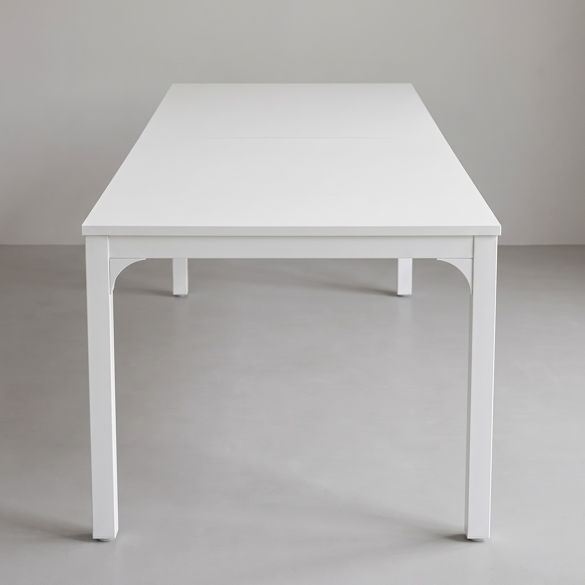 Two-Person Computer Desk, 79 in, White, photo 4 of 6