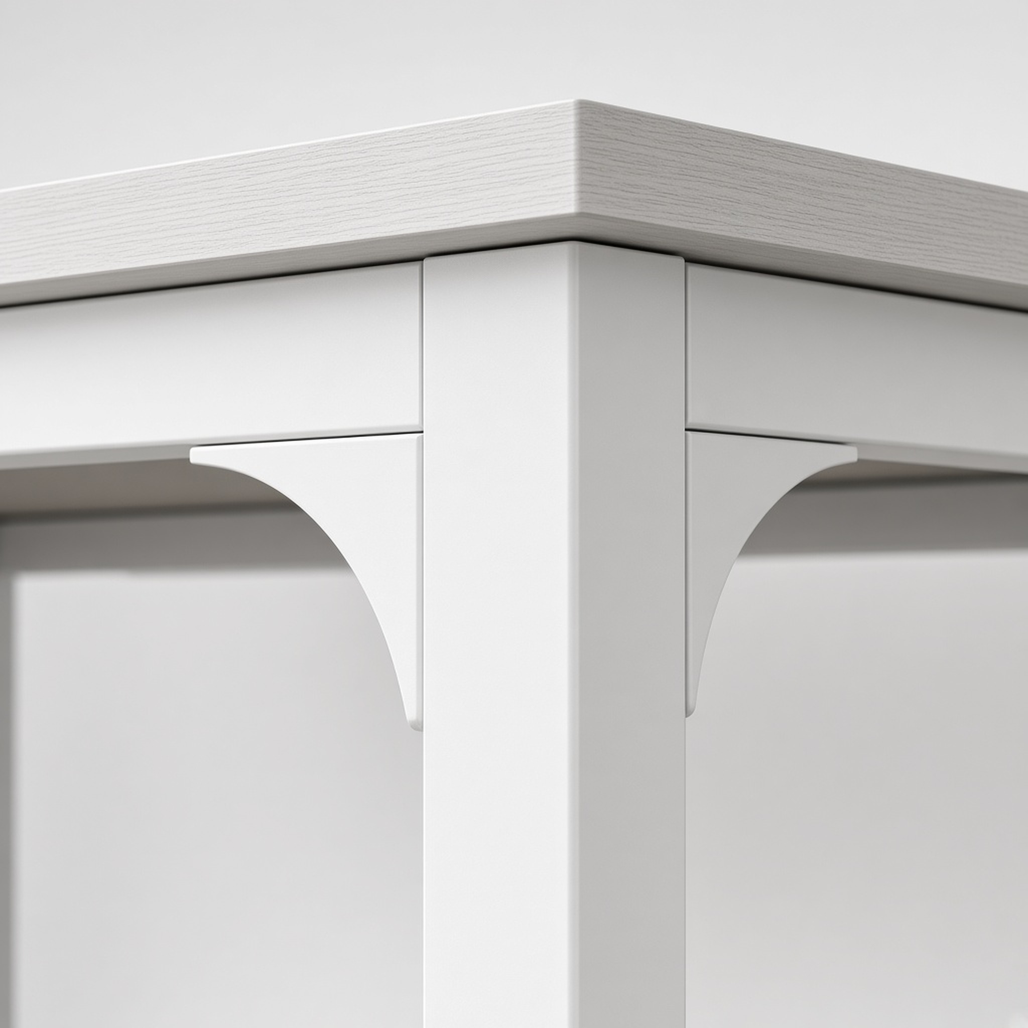 Two-Person Computer Desk, 79 in, White, photo 5 of 6