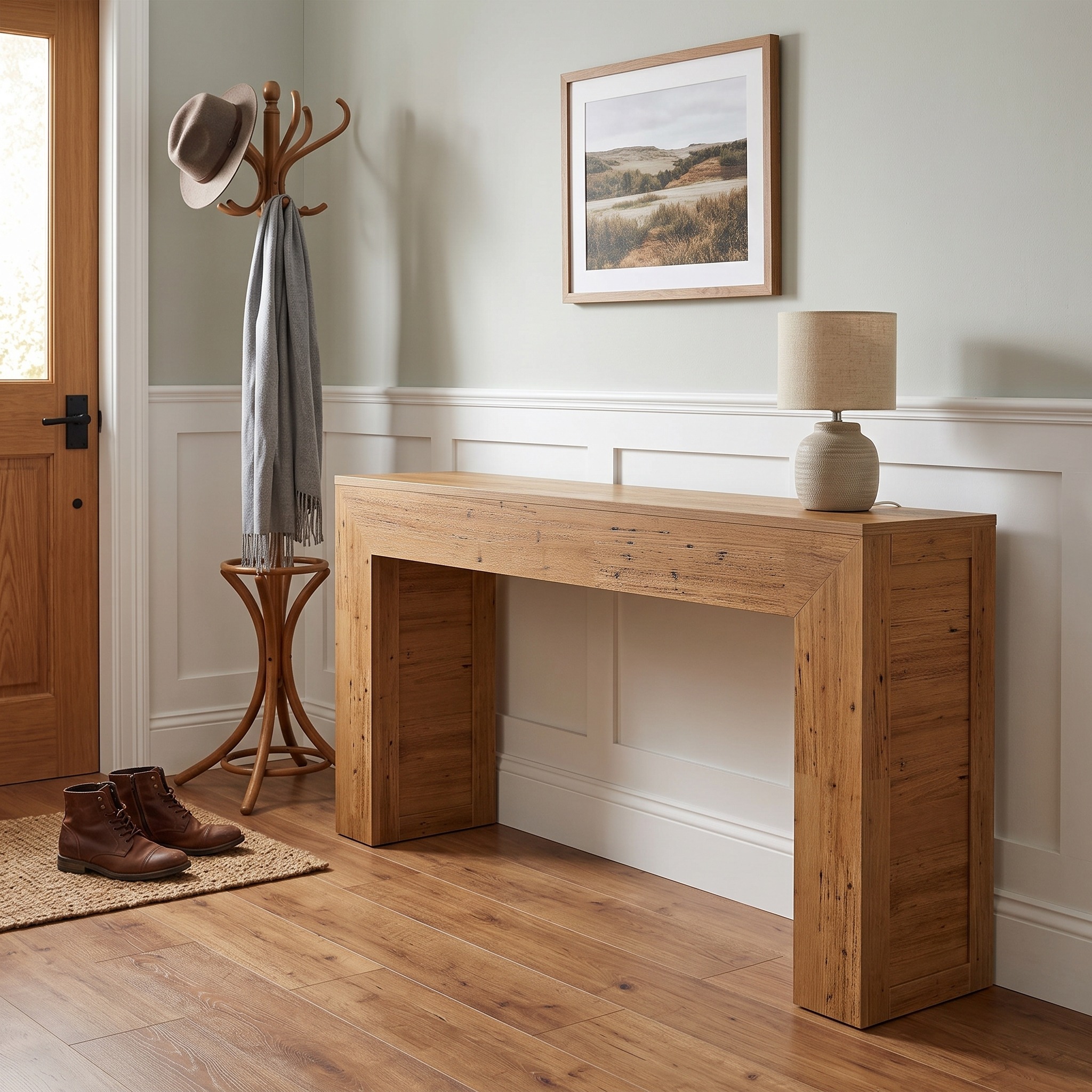 Rustic Waterfall Console Table, photo 4 of 5