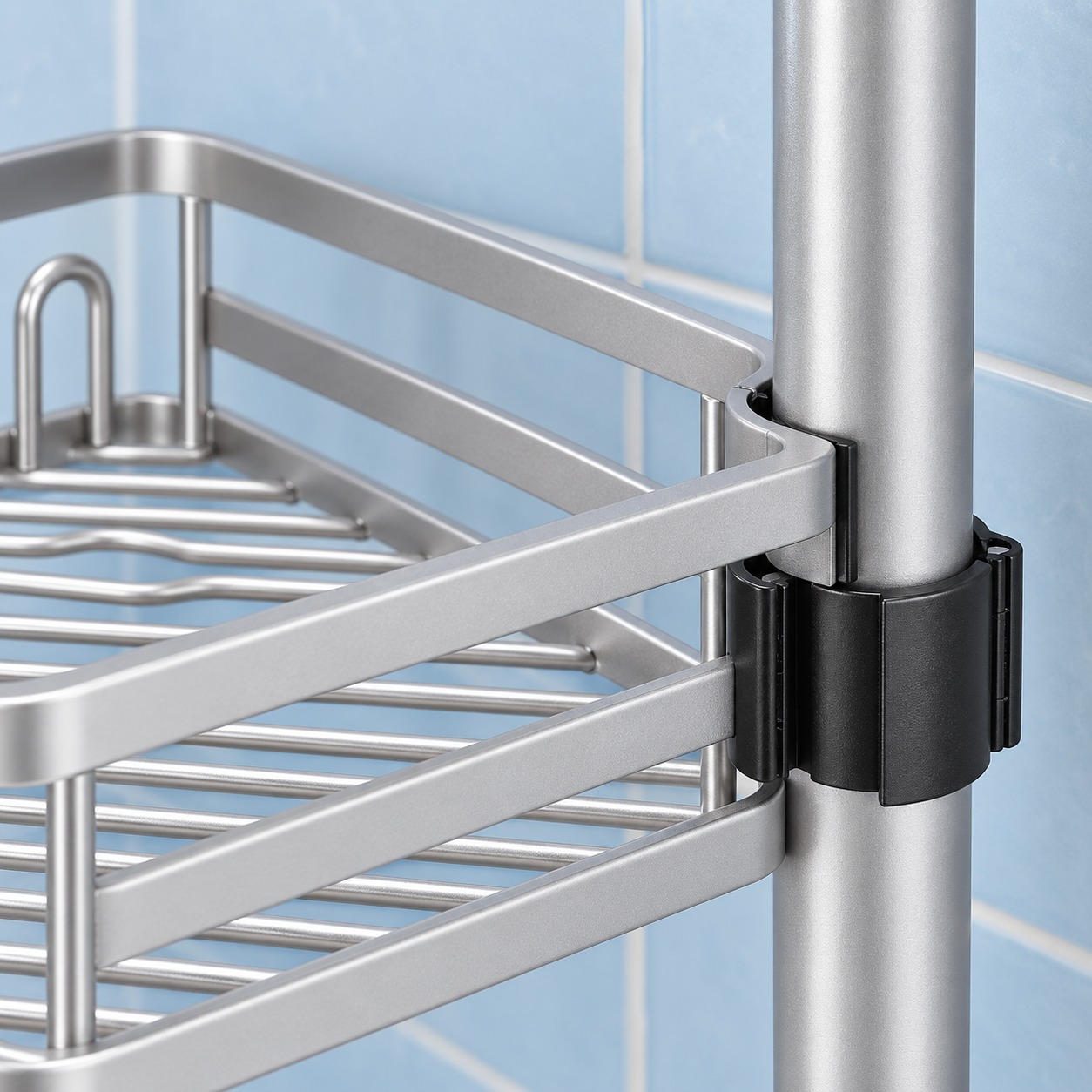 4-Tier Tension Pole Shower Caddy, 47–121 in, photo 5 of 5