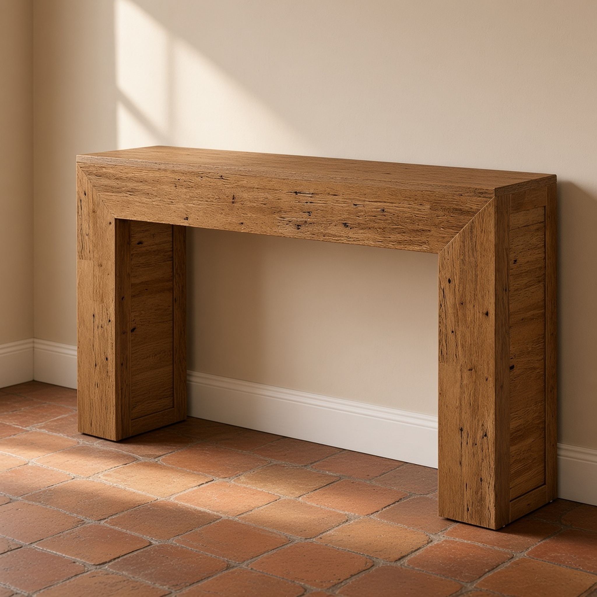 Rustic Waterfall Console Table, photo 1 of 5