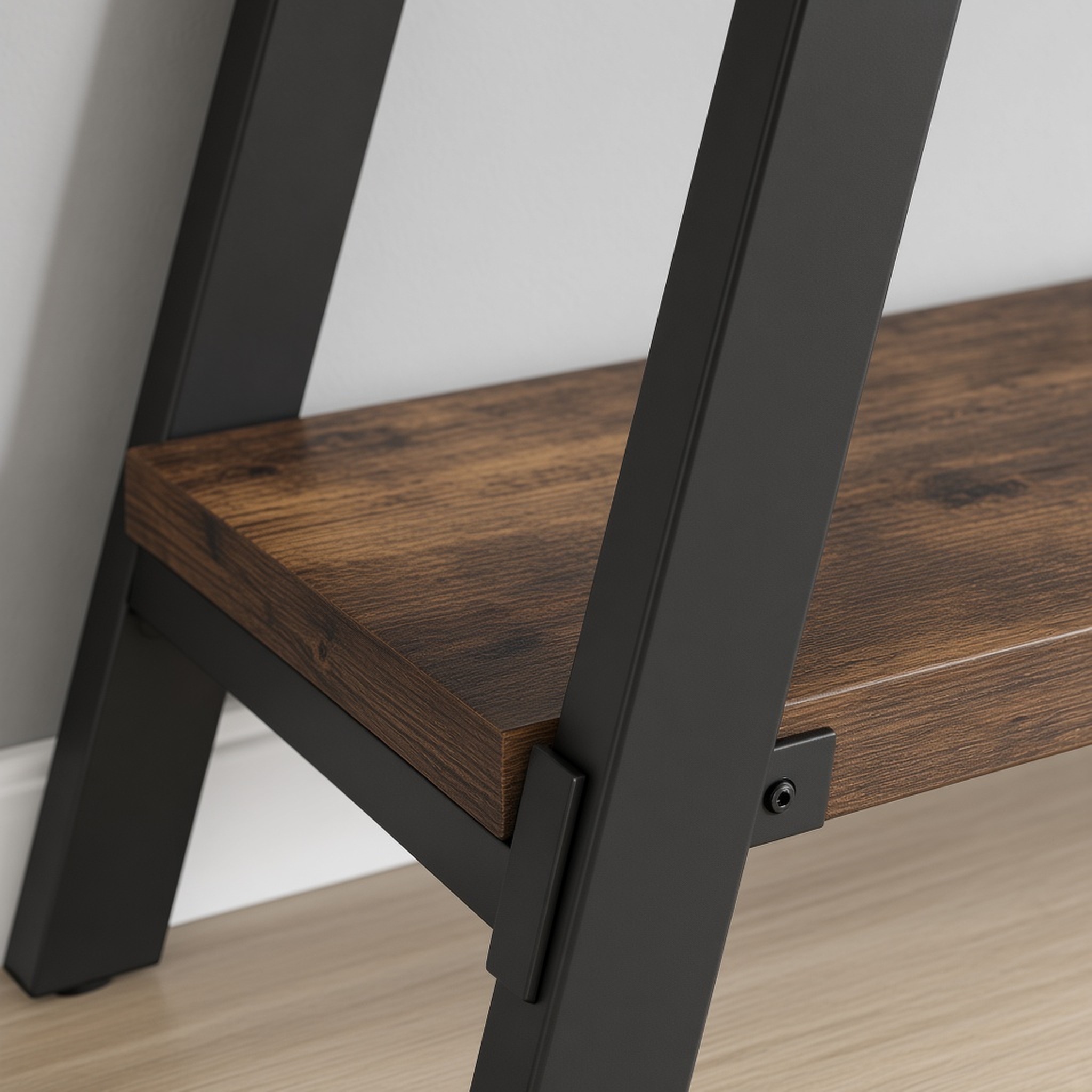 2-Tier Sofa Table, 71 in, Rustic Brown, photo 5 of 5
