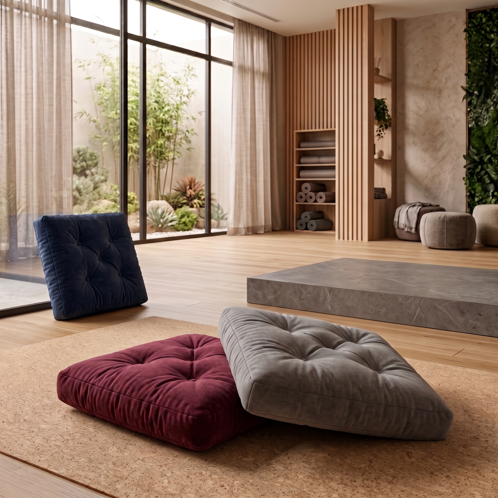 Square Floor Cushion, 22 x 22 in, photo 2 of 15