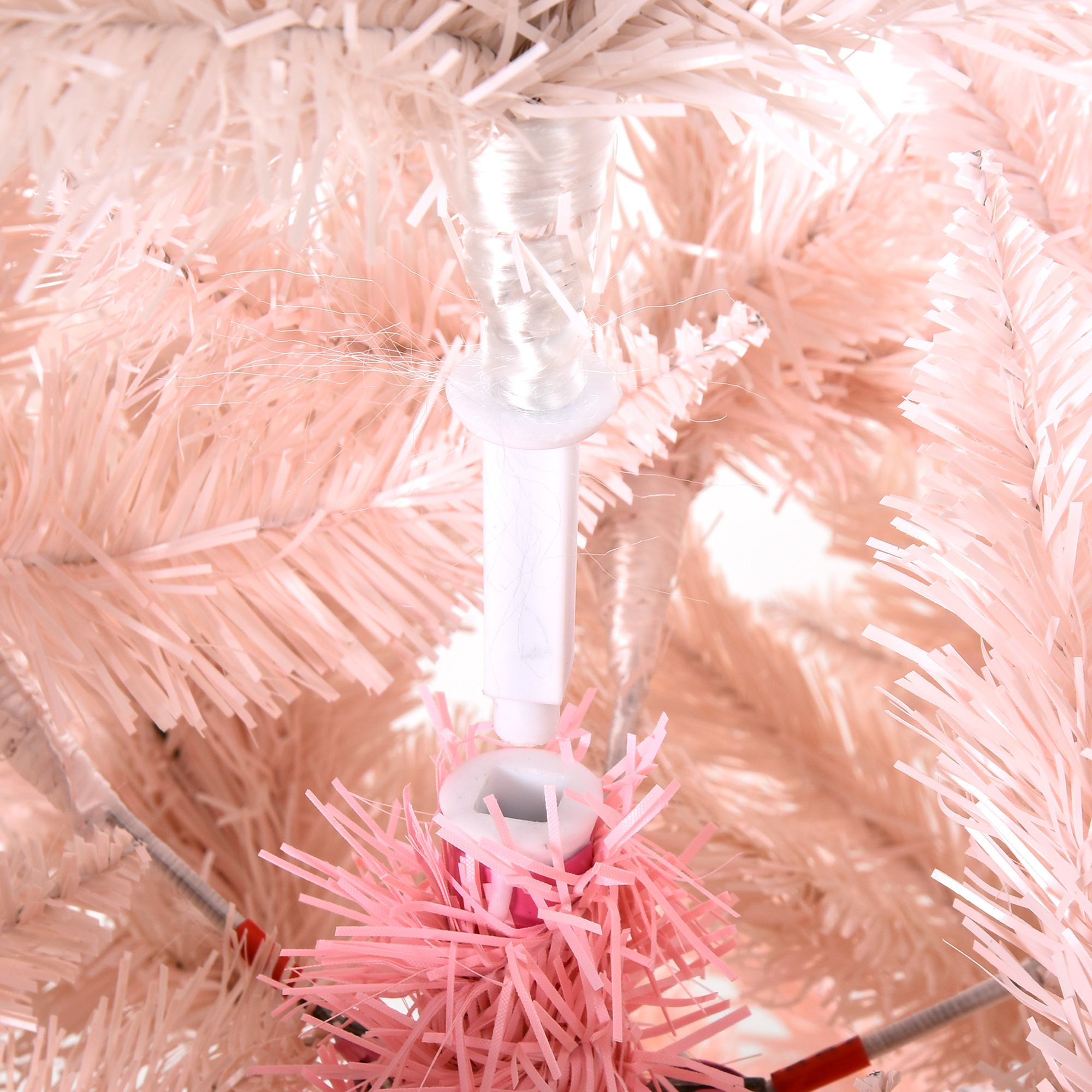 6 ft Christmas Tree with 800 Tips, Unlit, Pink, photo 5 of 5