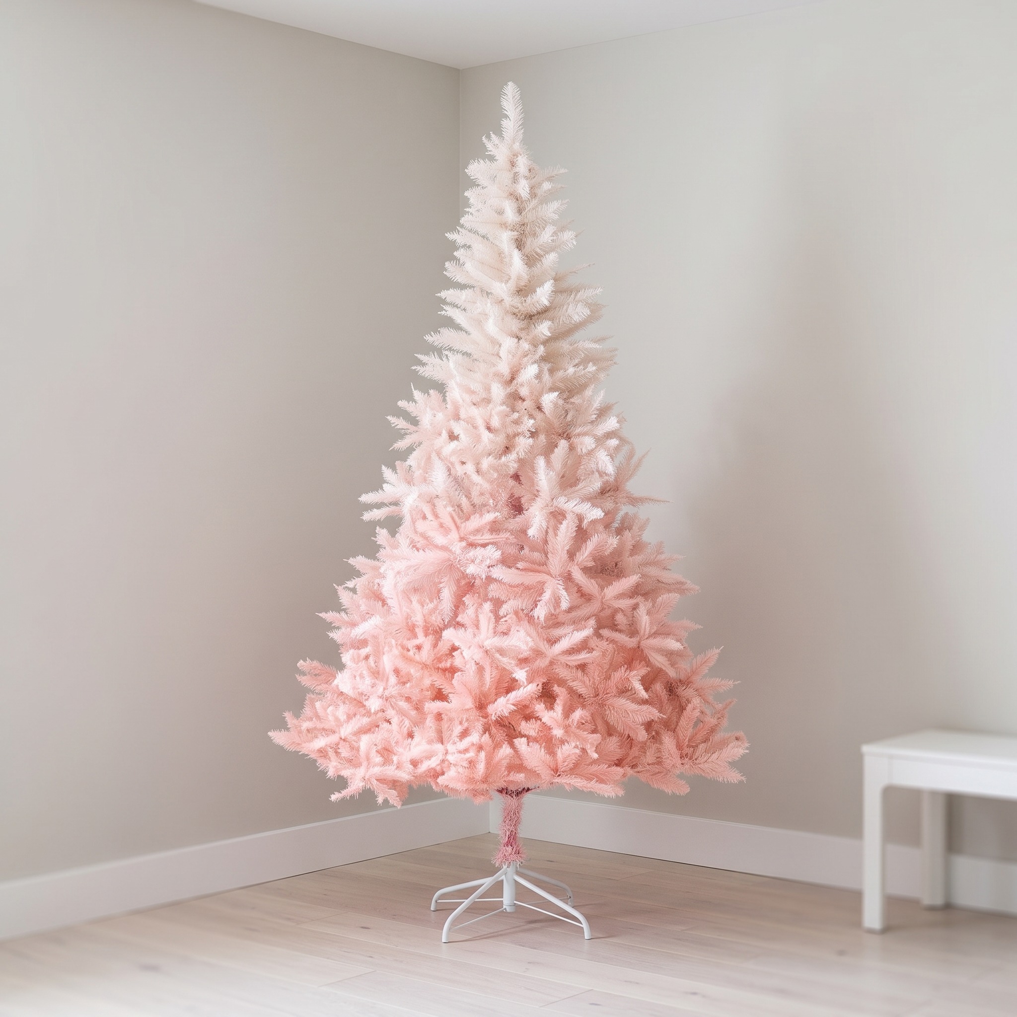 6 ft Christmas Tree with 800 Tips, Unlit, Pink, photo 1 of 5