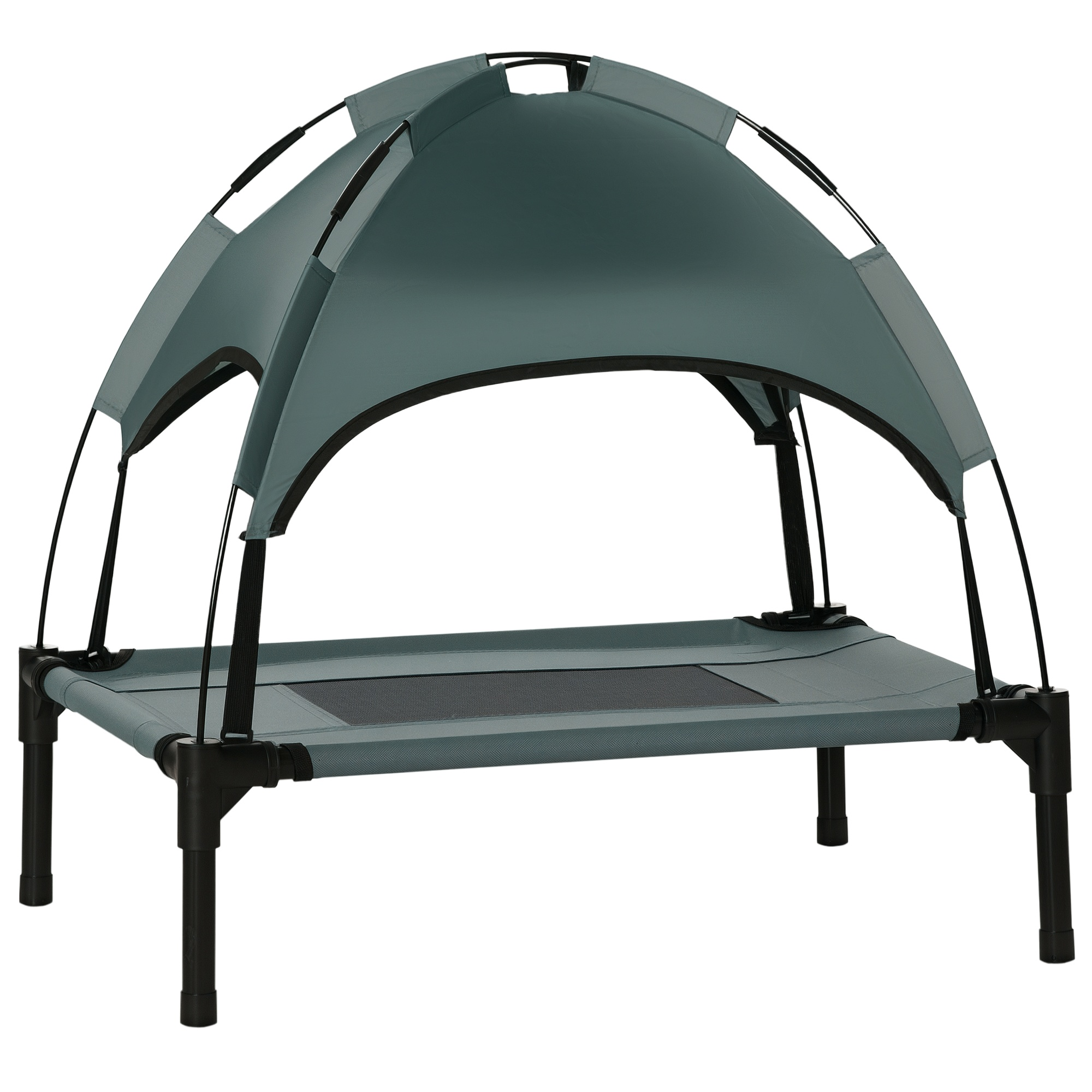 Elevated Dog Cot with Removable Canopy, 24 in, Gray, photo 3 of 5