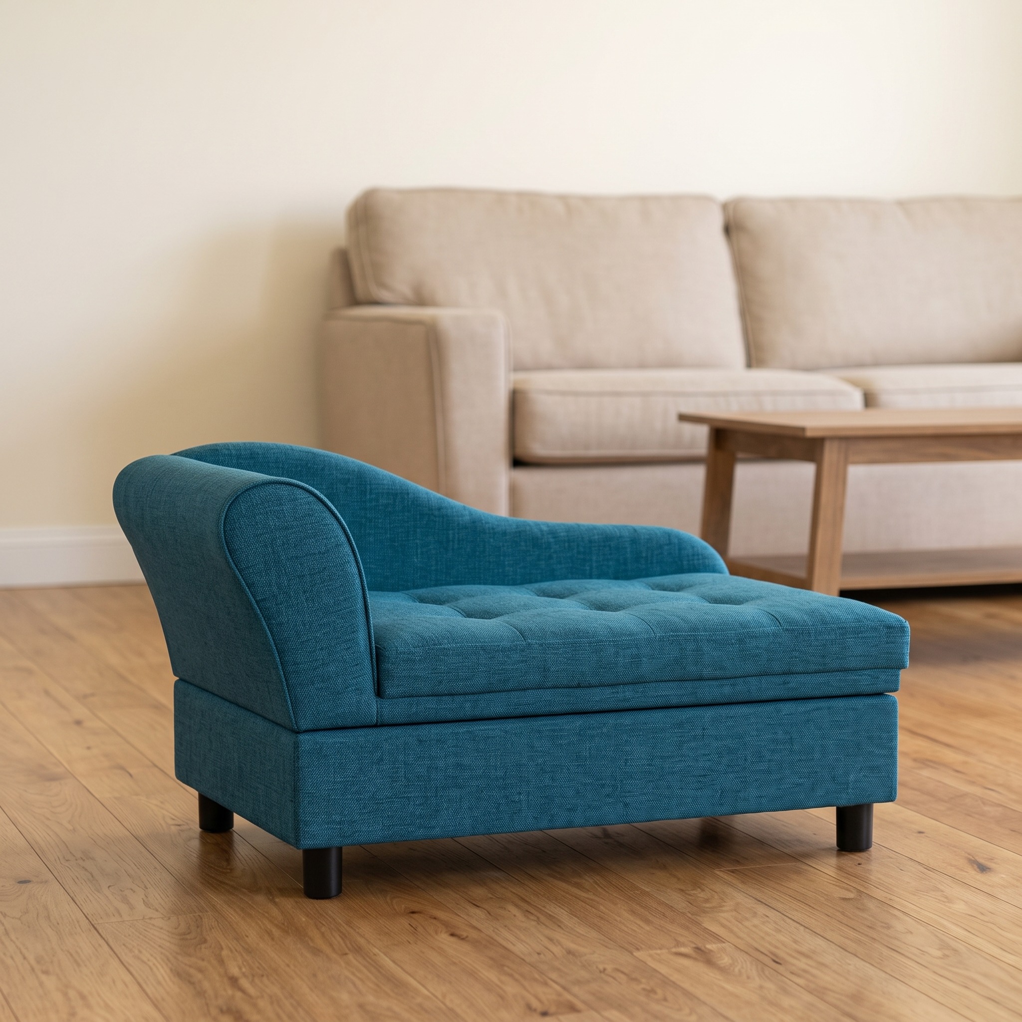 Dog Sofa with Hidden Storage, Dark Blue, photo 1 of 5