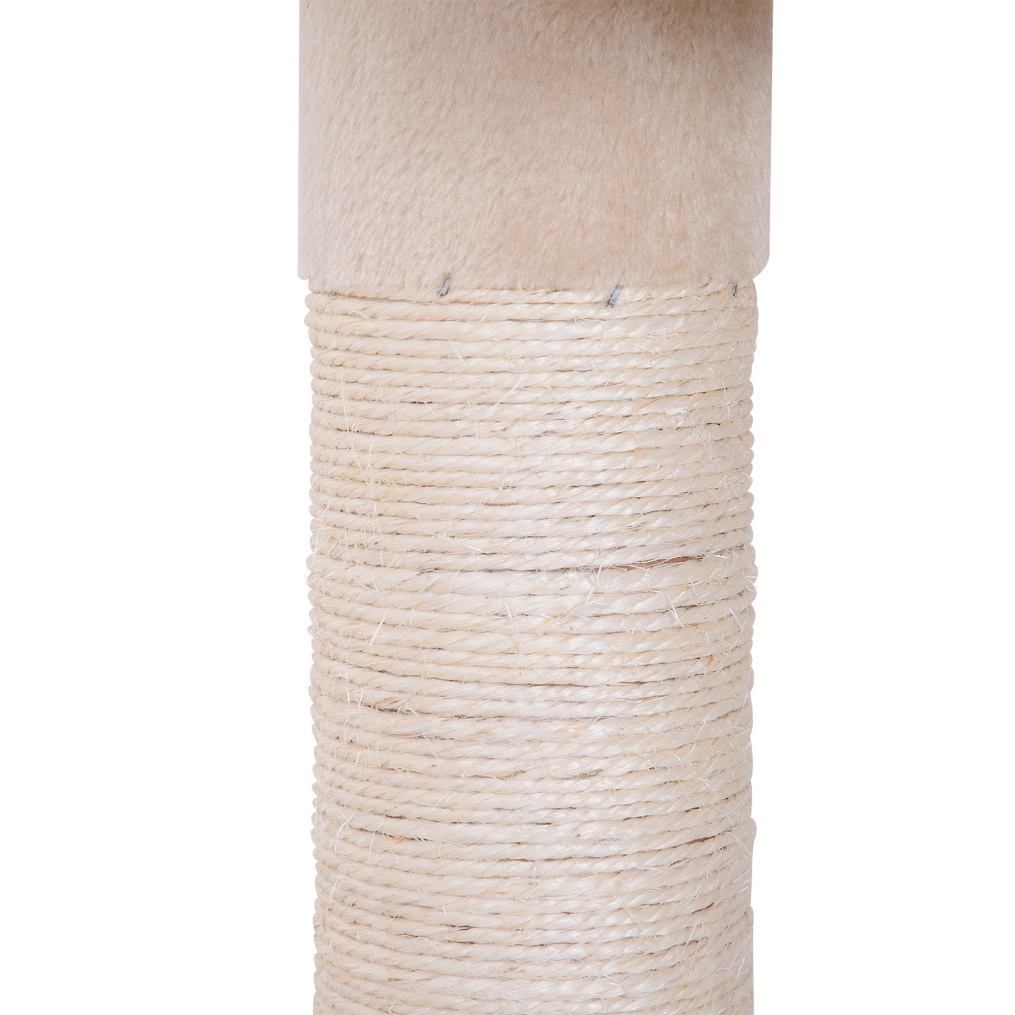 5-Level Ceiling Cat Tree with Hammock, Beige, photo 5 of 5