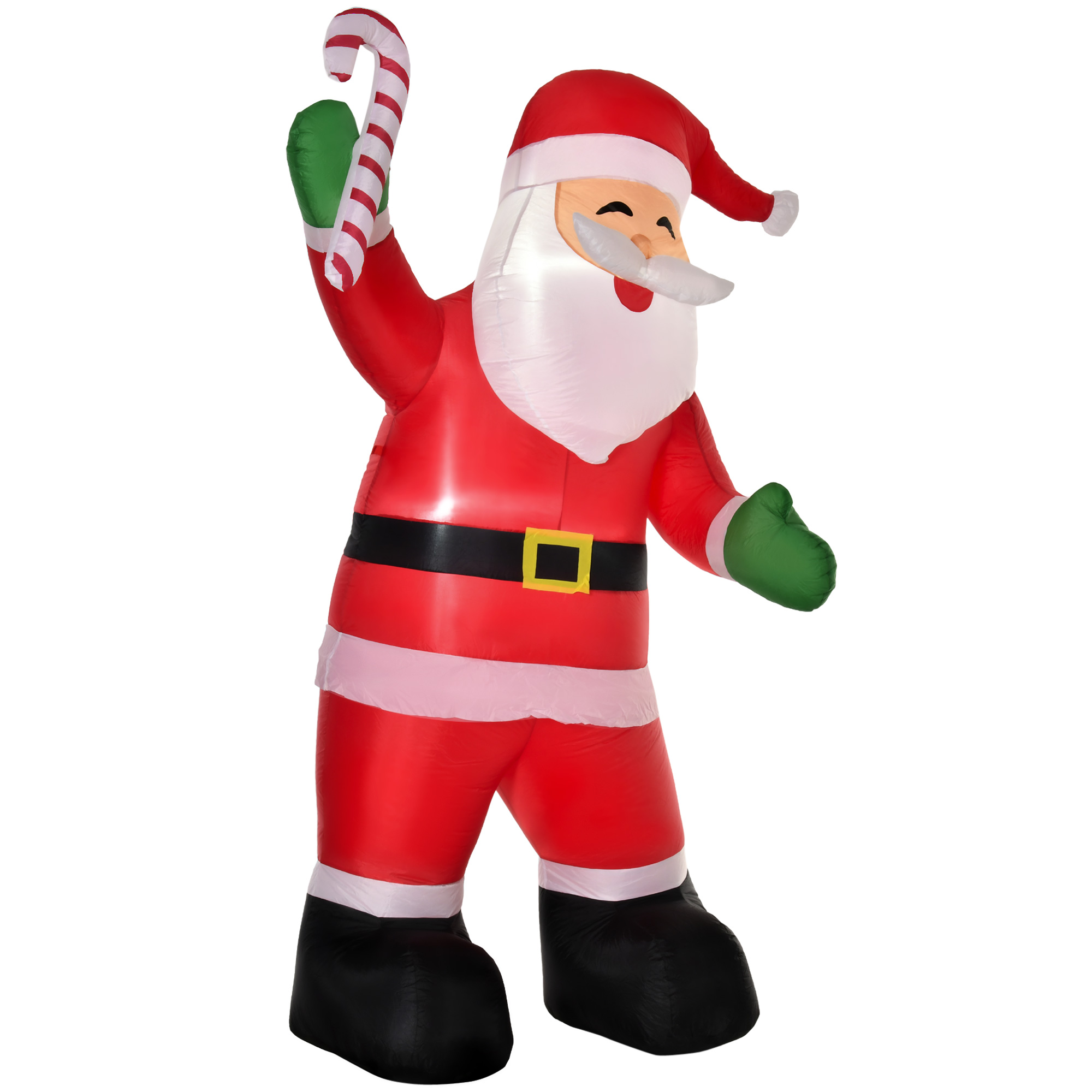 8 ft Santa Inflatable with Candy Cane, Red, photo 5 of 5