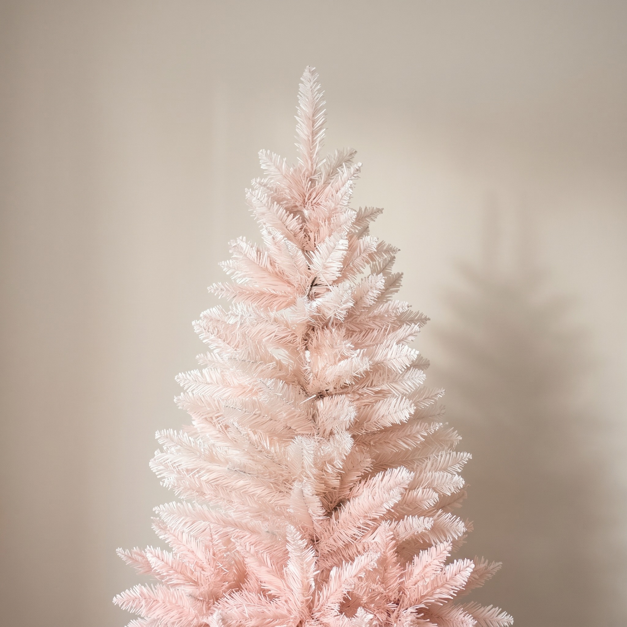 7 ft Christmas Tree with 1000 Tips, Unlit, Pink, photo 3 of 5