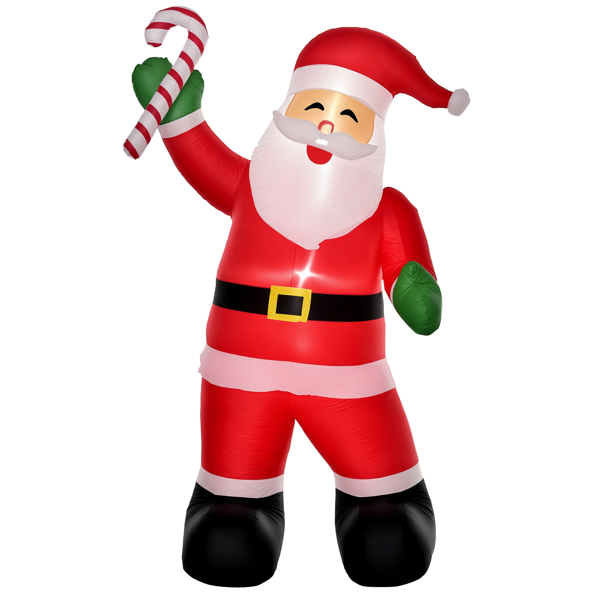8 ft Santa Inflatable with Candy Cane, Red, photo 4 of 5