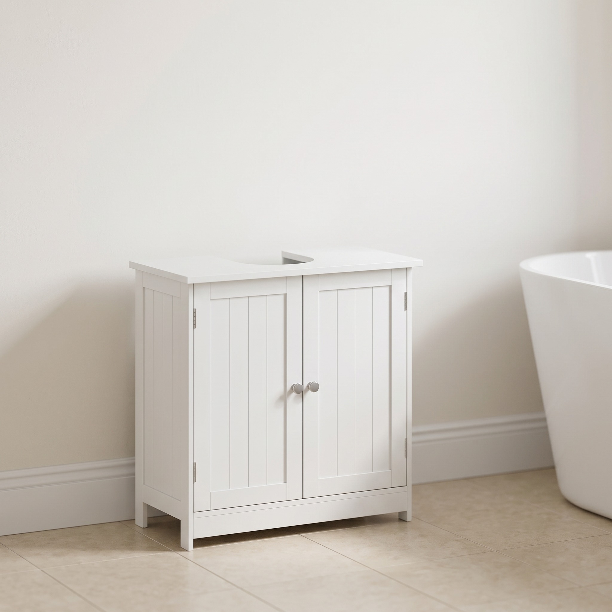 24 in Under-Sink Cabinet with Adjustable Shelf, White, photo 3 of 5