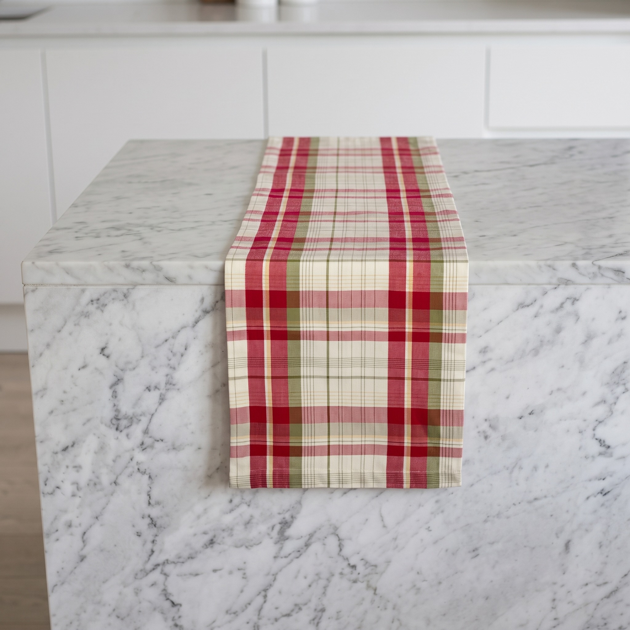 72 in Table Runner with Orchard Plaid, Multi, photo 3 of 5