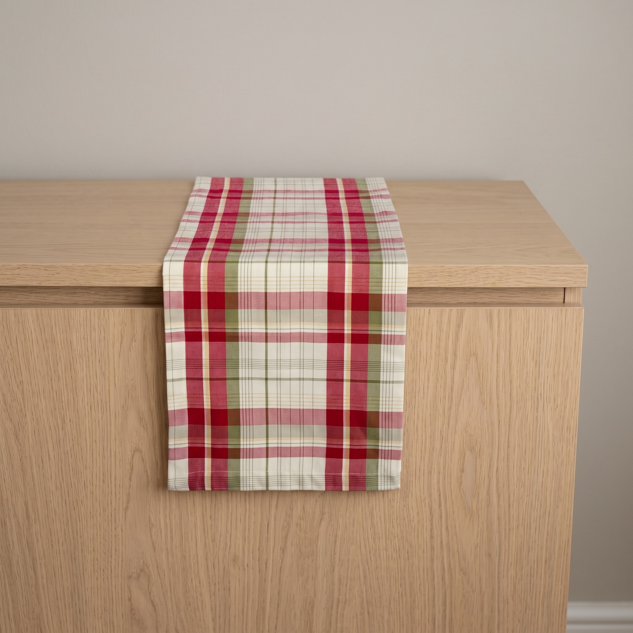 72 in Table Runner with Orchard Plaid, Multi, photo 2 of 5