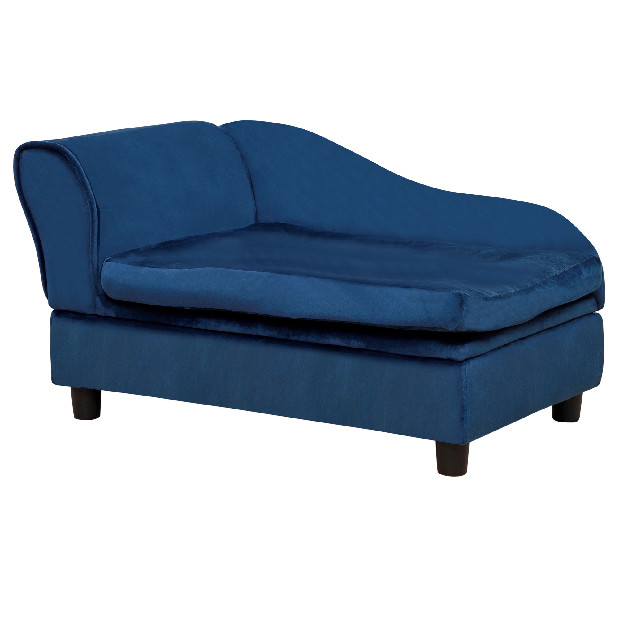 Pet Sofa with Hidden Lift-Top Storage, Blue, photo 3 of 5