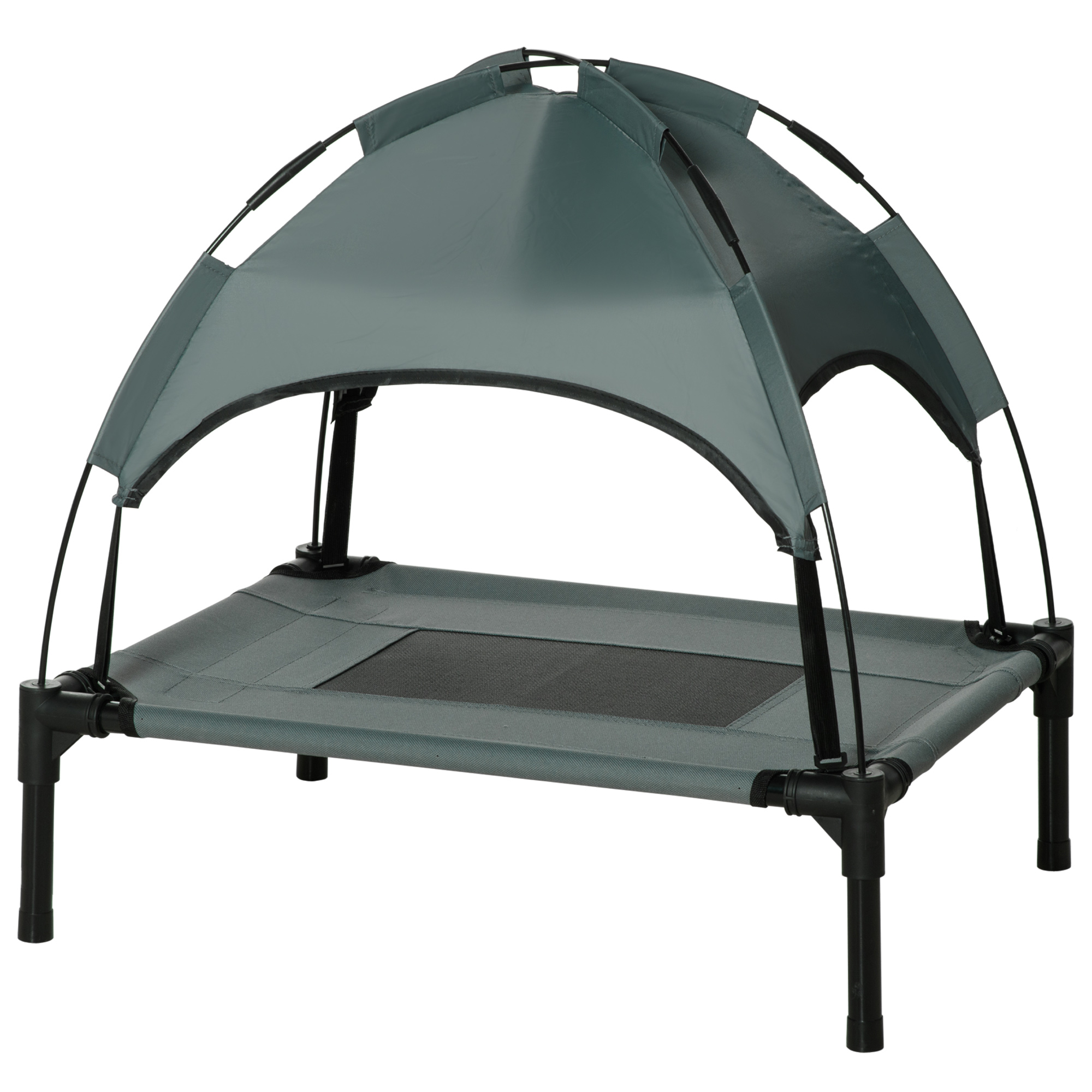 Elevated Dog Cot with Removable Canopy, 24 in, Gray, photo 4 of 5