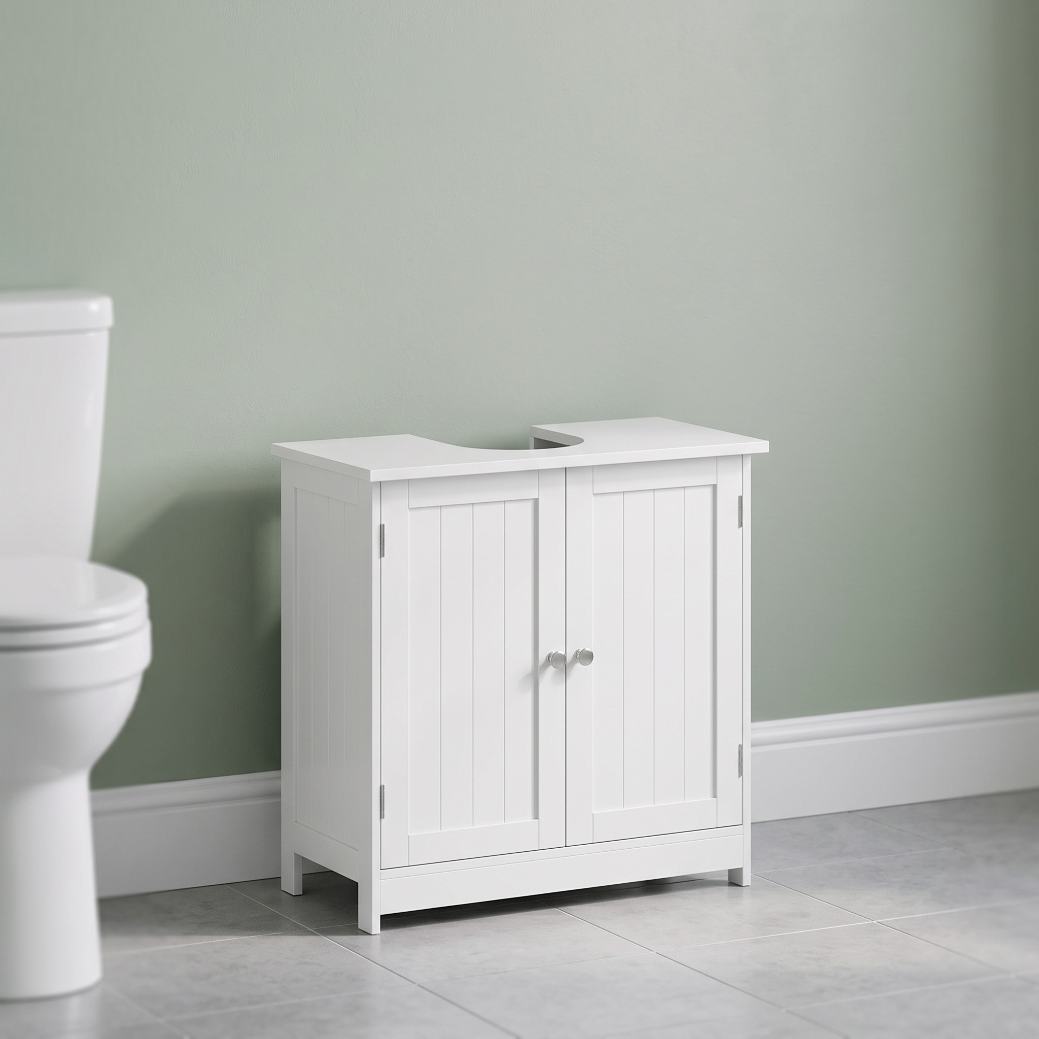 24 in Under-Sink Cabinet with Adjustable Shelf, White, photo 2 of 5