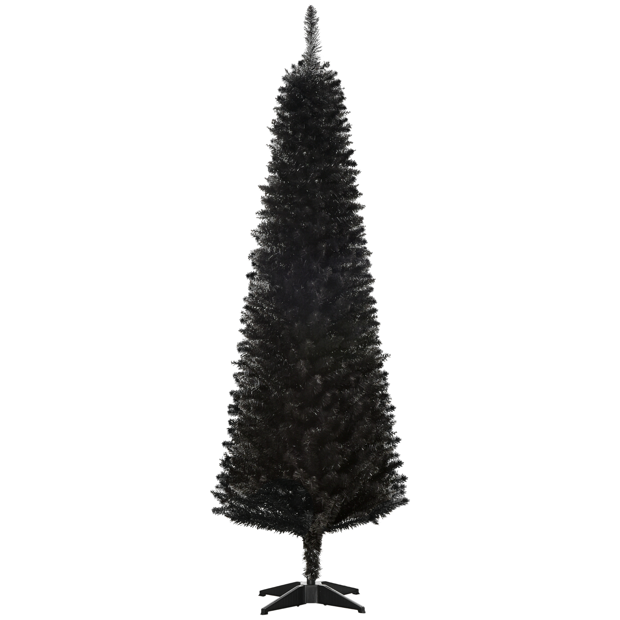 6 ft Pencil Christmas Tree, Unlit, Black, photo 5 of 5