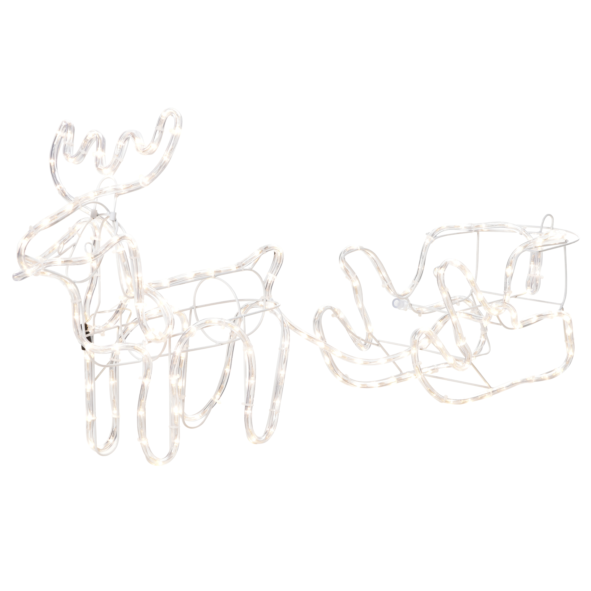 Reindeer and Sleigh Decoration with 192 LEDs, Warm White, photo 4 of 5